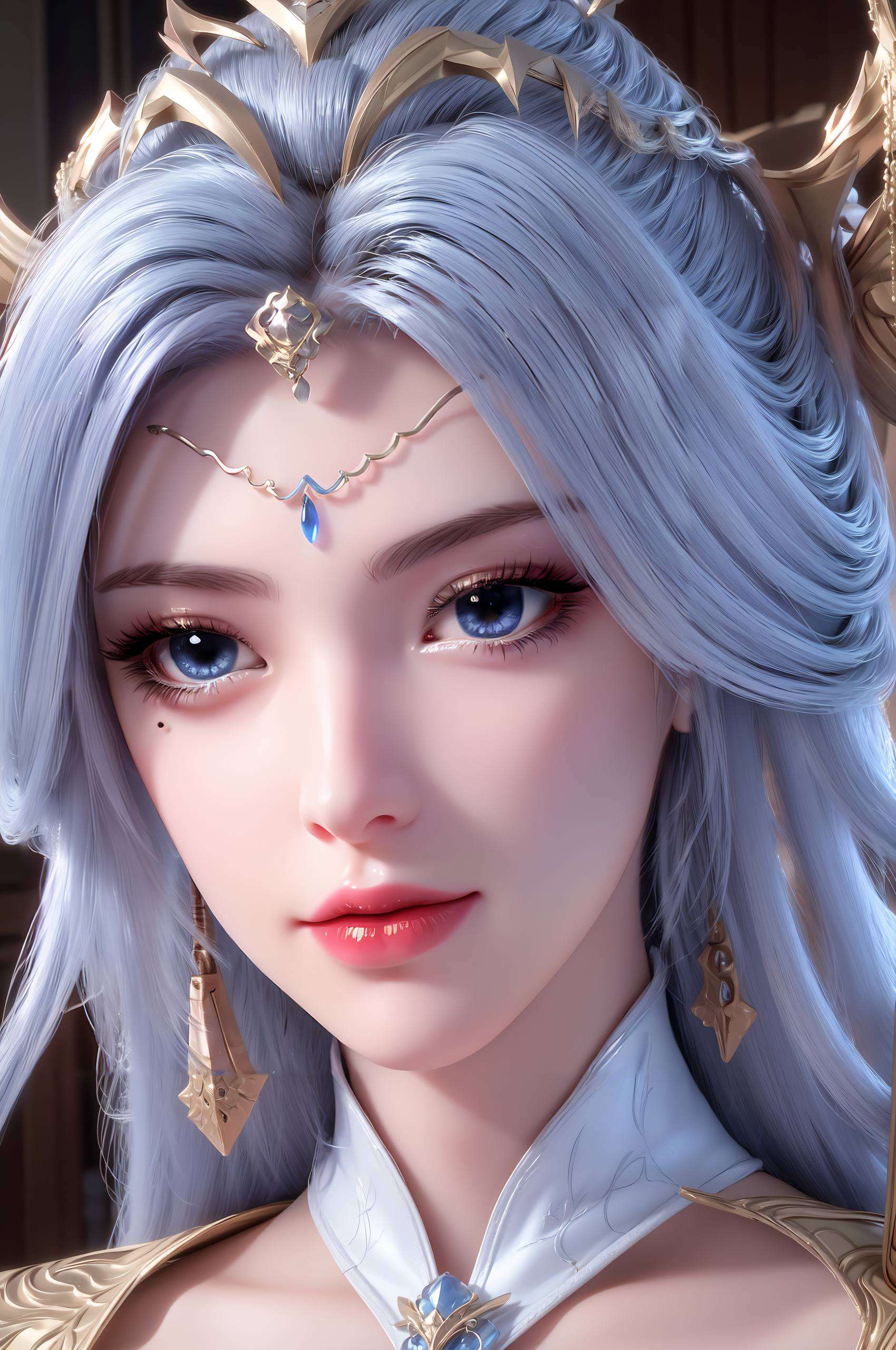 这位国漫中的玄幻女神就是选择了一种既护眼又充满艺术感的生活方式