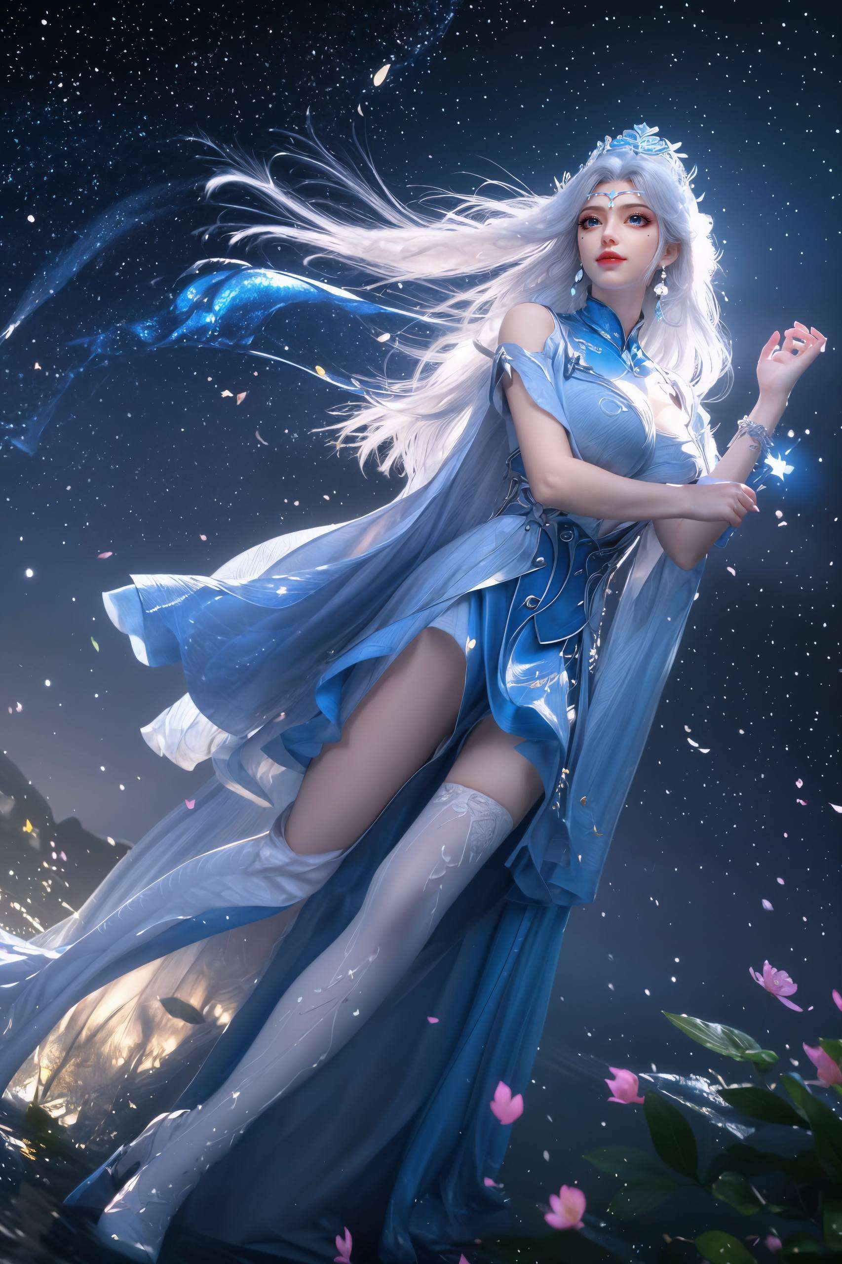 别让我的美貌把你的电量都耗光啦！”宁雨蝶