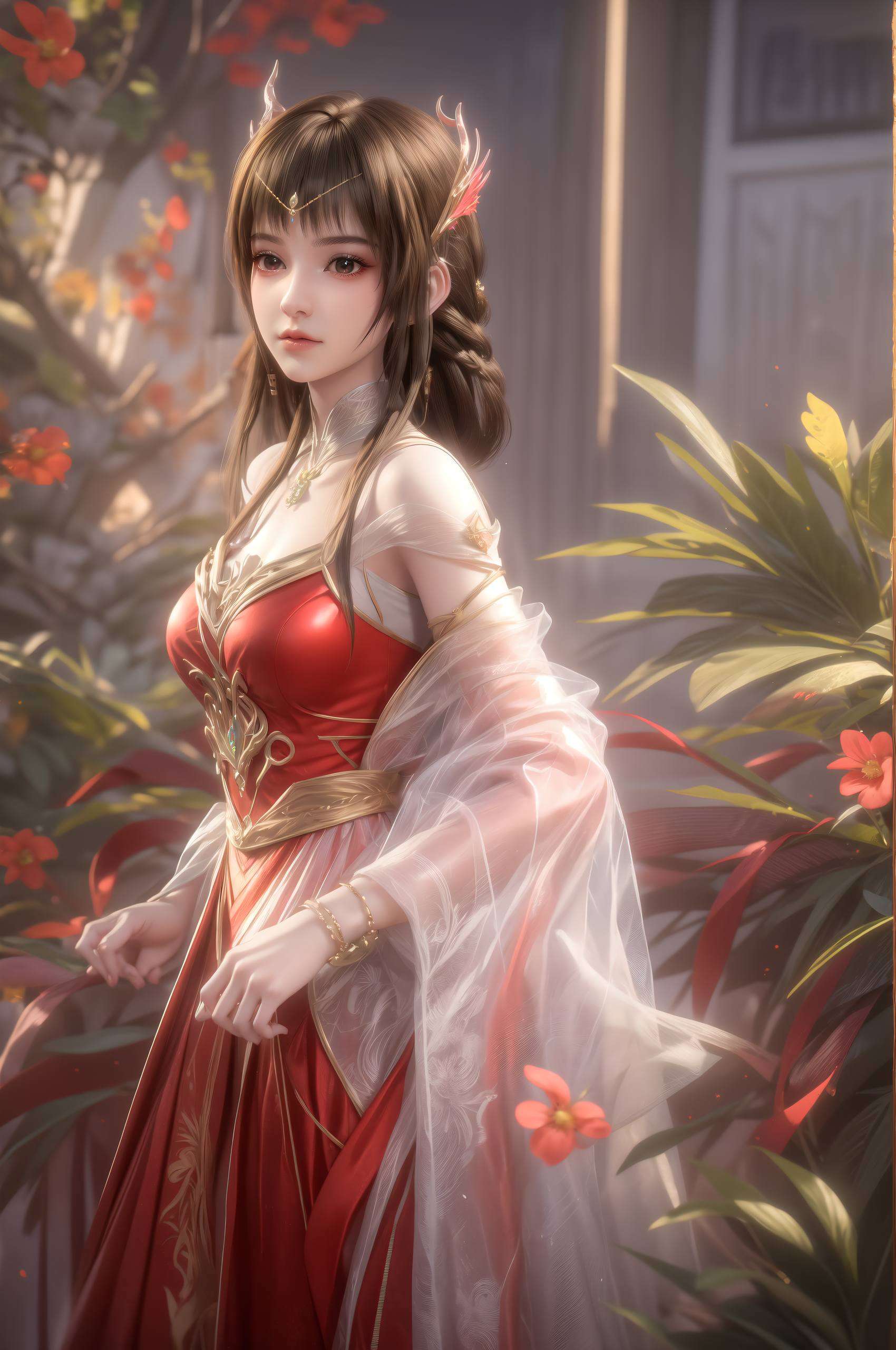 仿佛穿越了千年的时光她的眼神