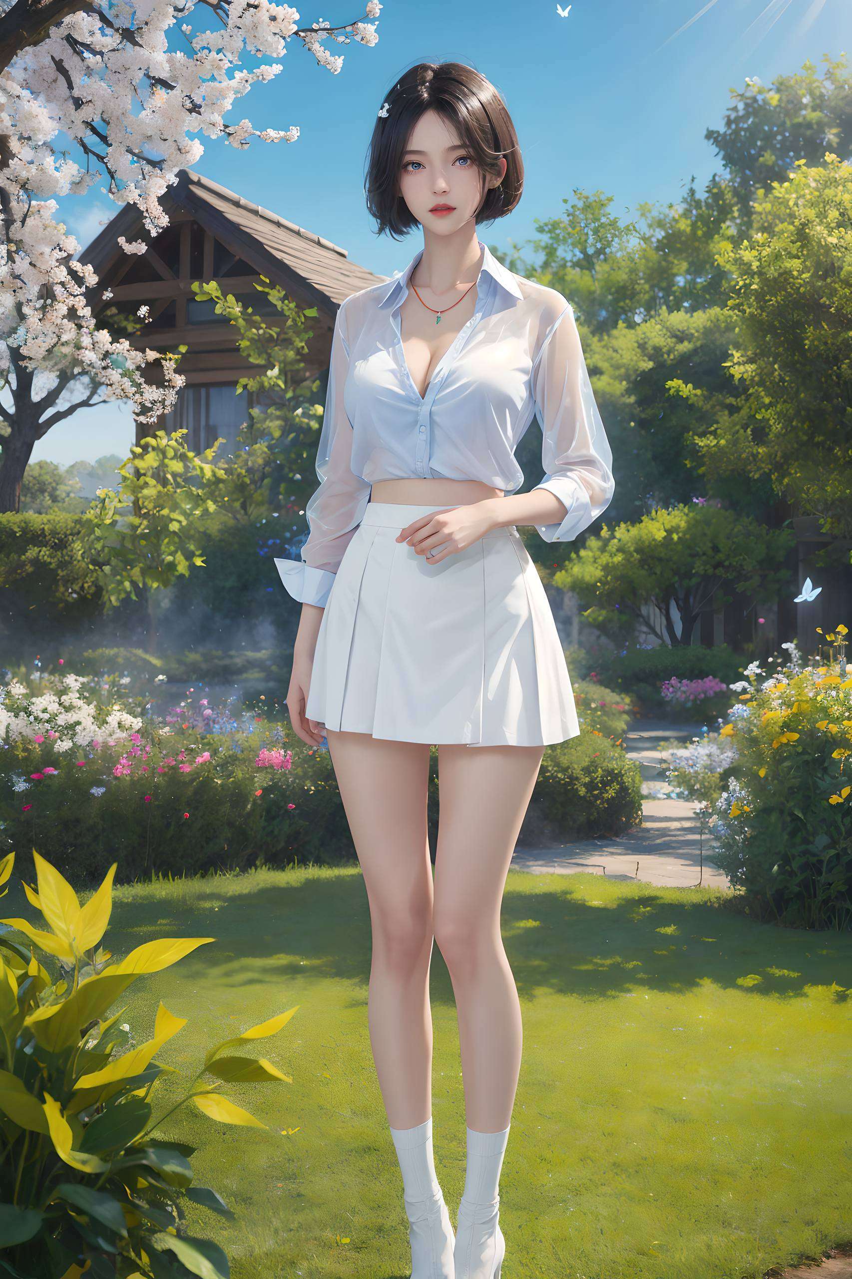 姬如雪连壁纸都自带降温效果