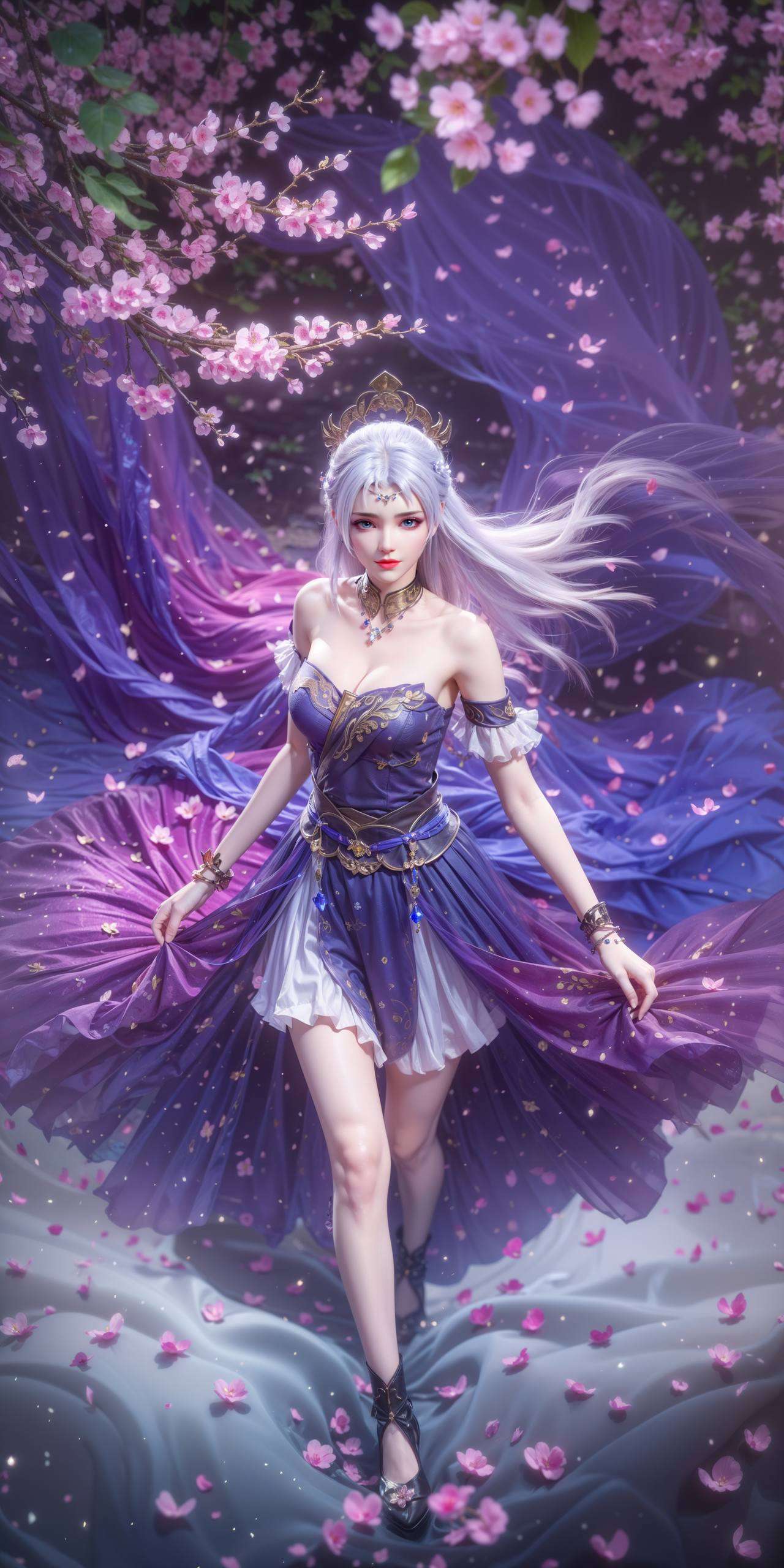每一次她的出现她的眼眸深邃如夜空