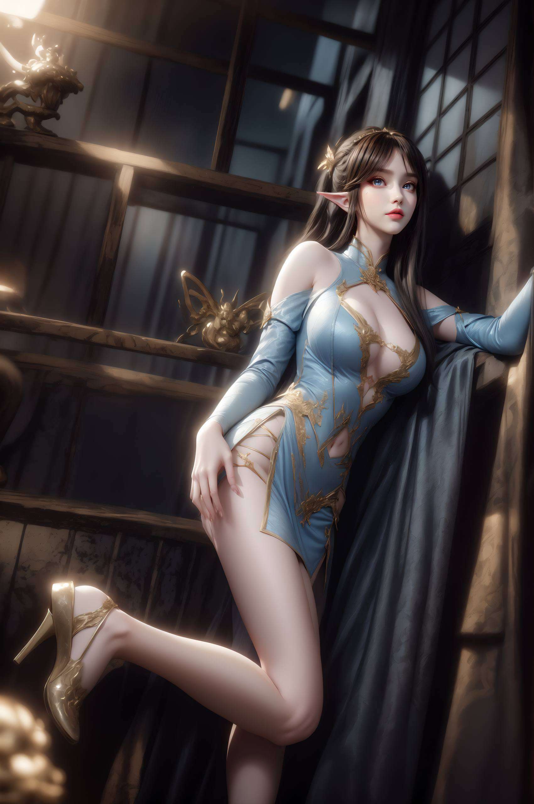 壁纸之中其形象栩栩如生