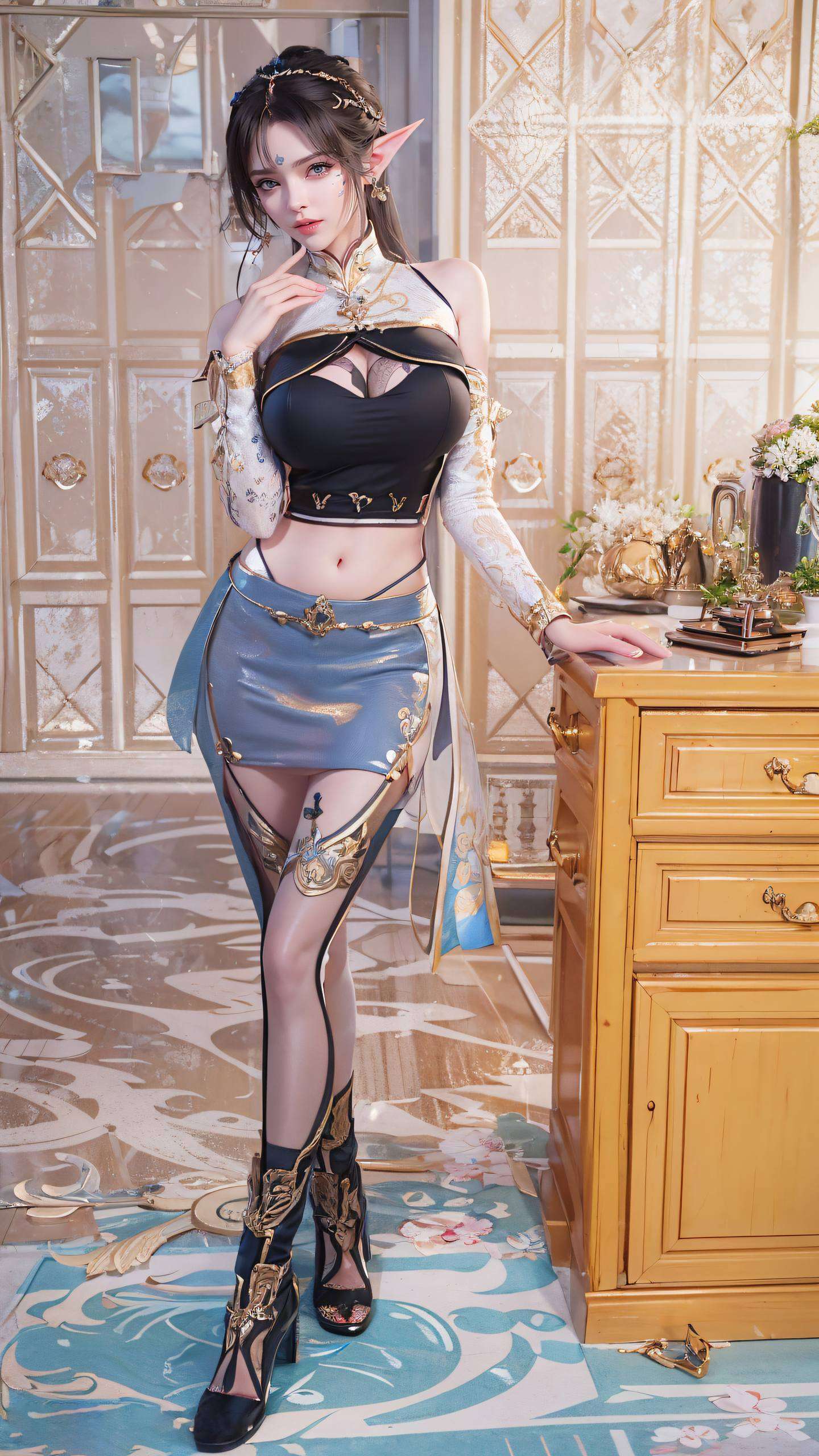 凤清儿如同一朵出水芙蓉如同天妖凰族的骄傲