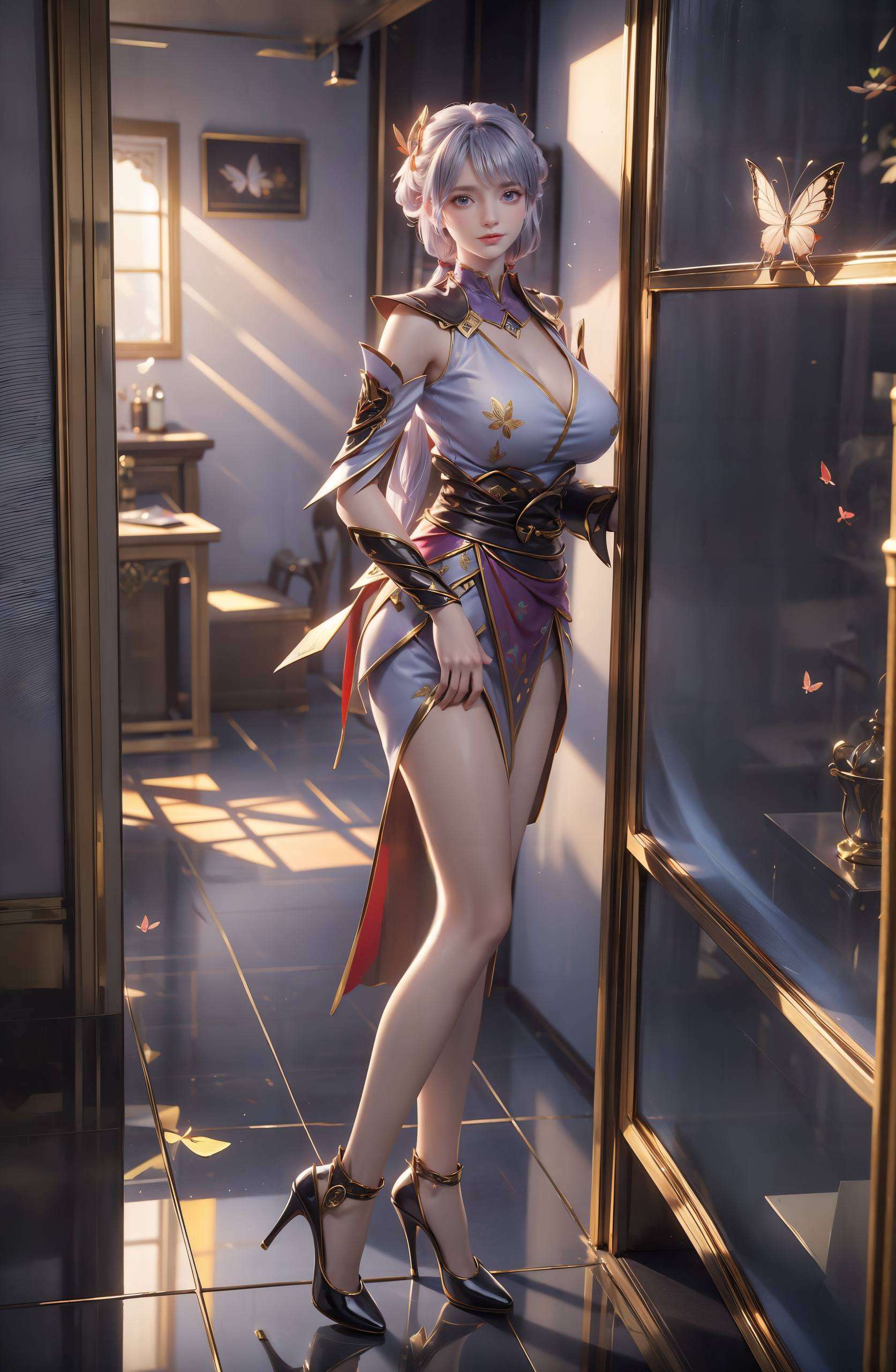 成为了无数粉丝心中的国漫女神如同她的气质一般