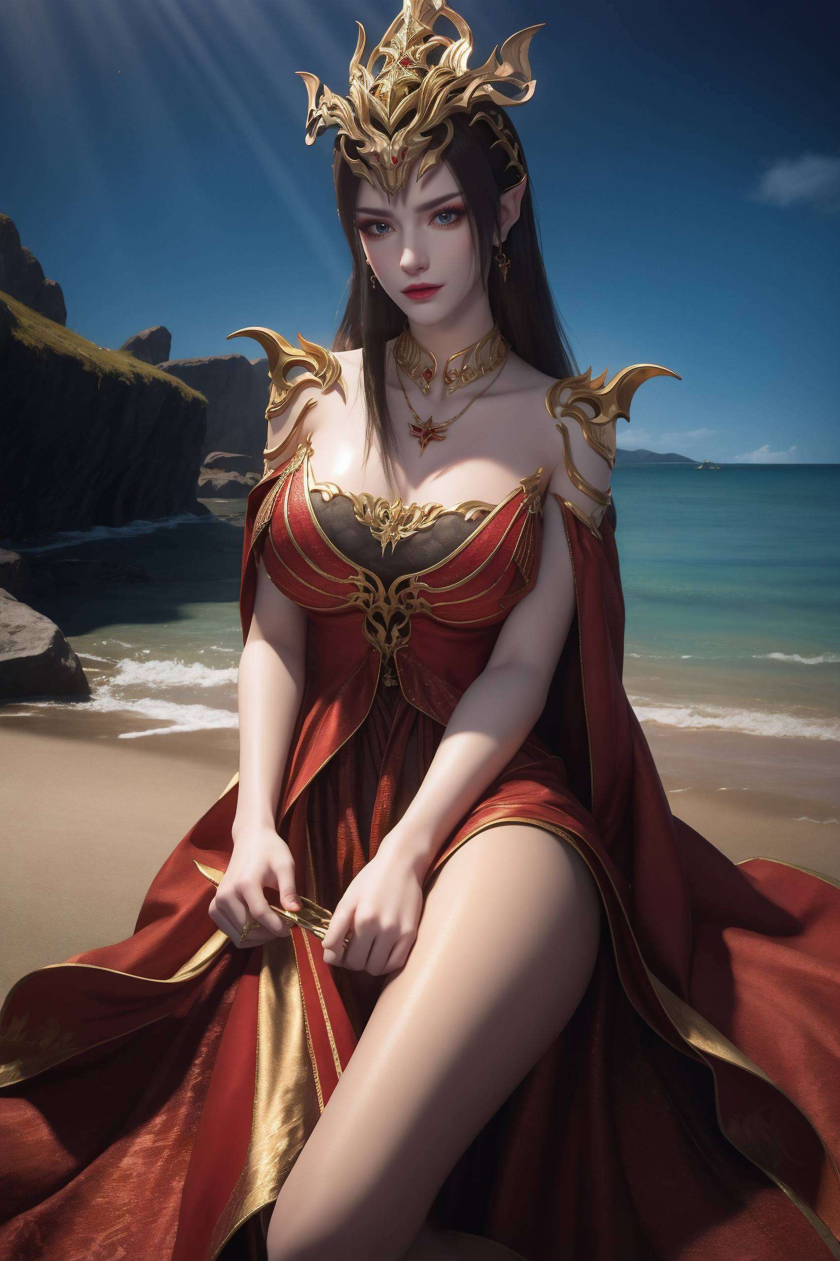 玄幻世界彩鳞静卧