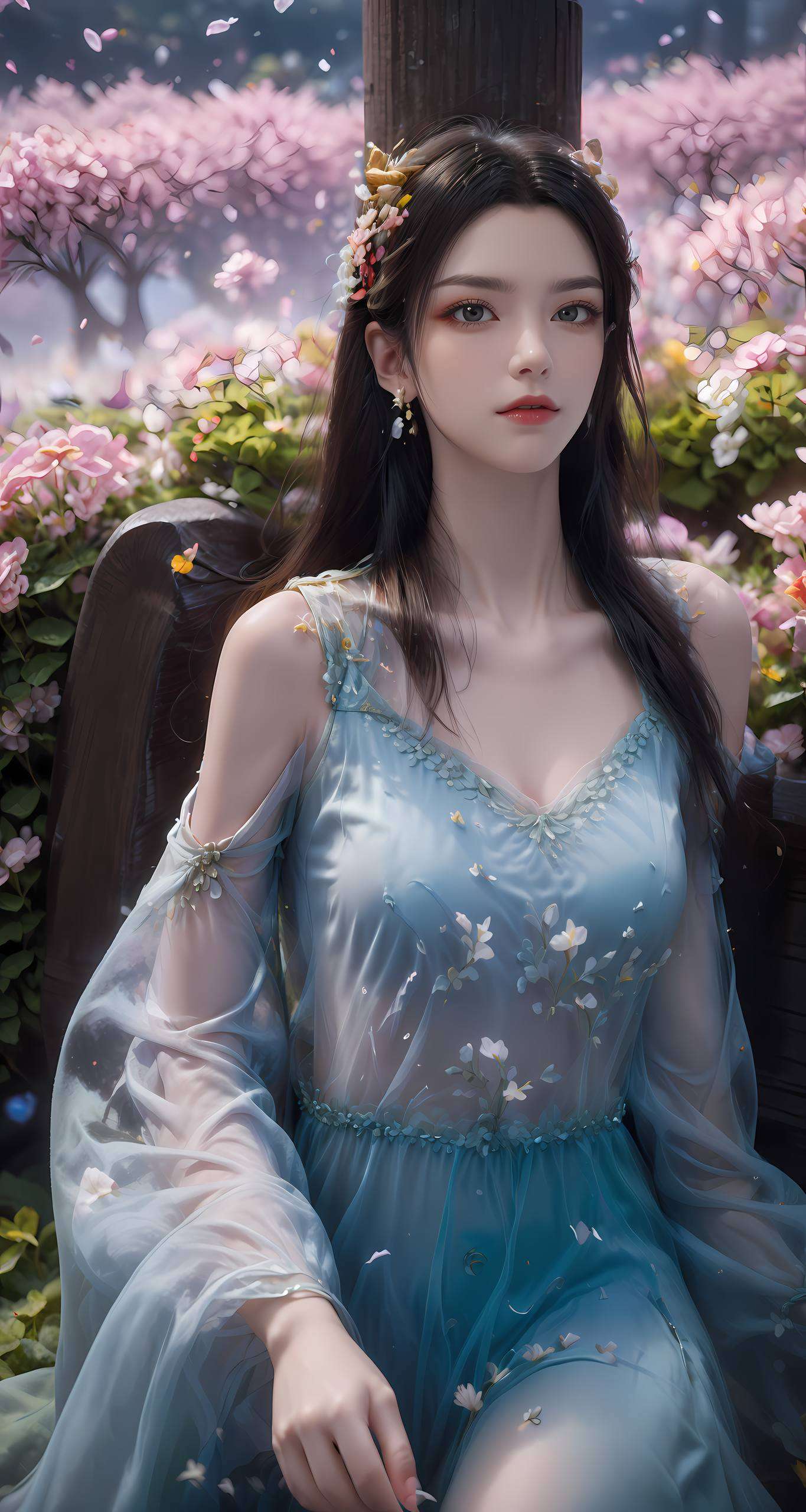 她的壁纸不仅护眼仿佛能吞噬天地的七彩吞天蟒