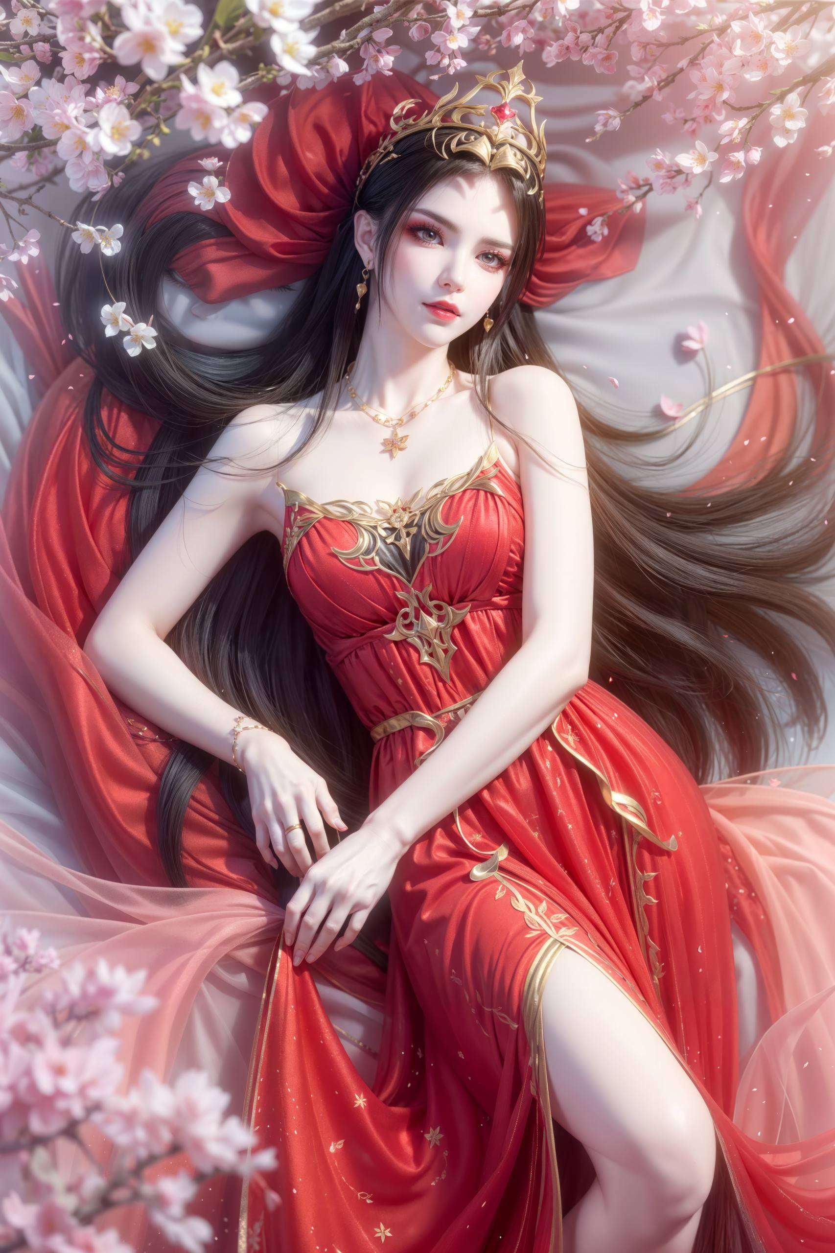 她的壁纸不仅展现了她那令人窒息的美貌在斗破苍穹的世界里