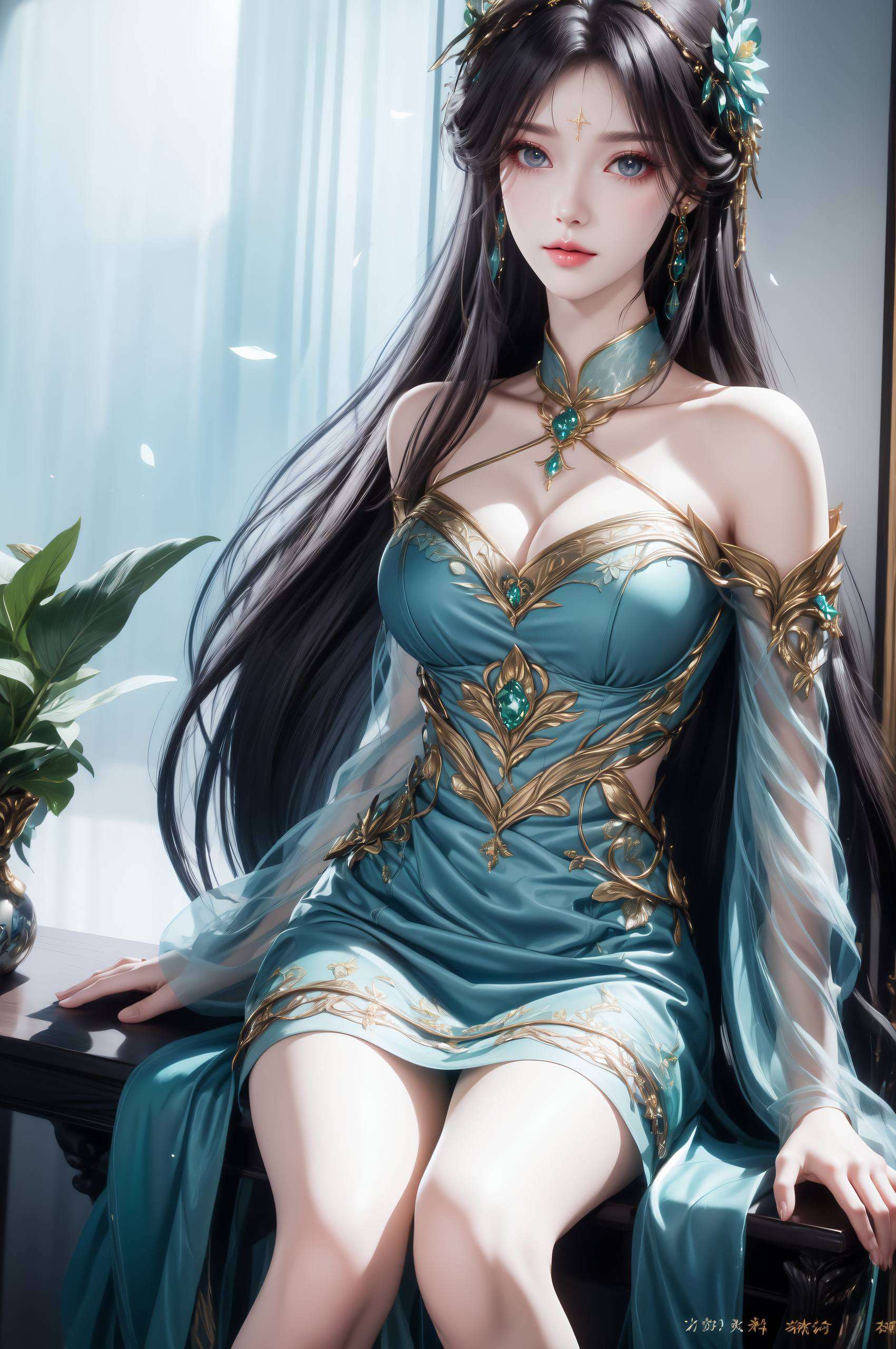 她可不是一般的壁纸女神哦！她那双灵动的眼睛告诉你：“嘿