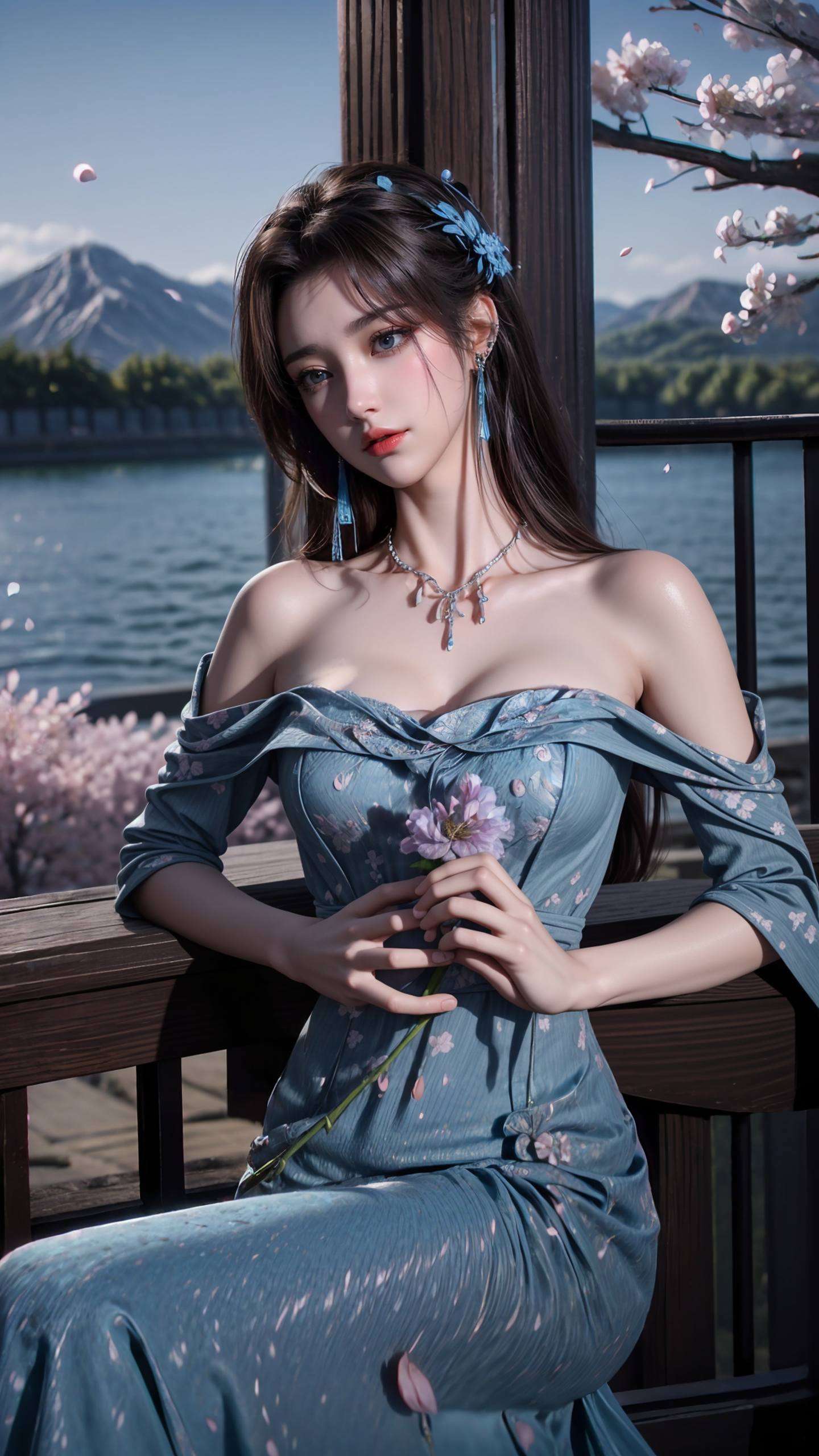 而那一袭白衣在风中轻轻飘动成为了无数粉丝心中的国漫女神
