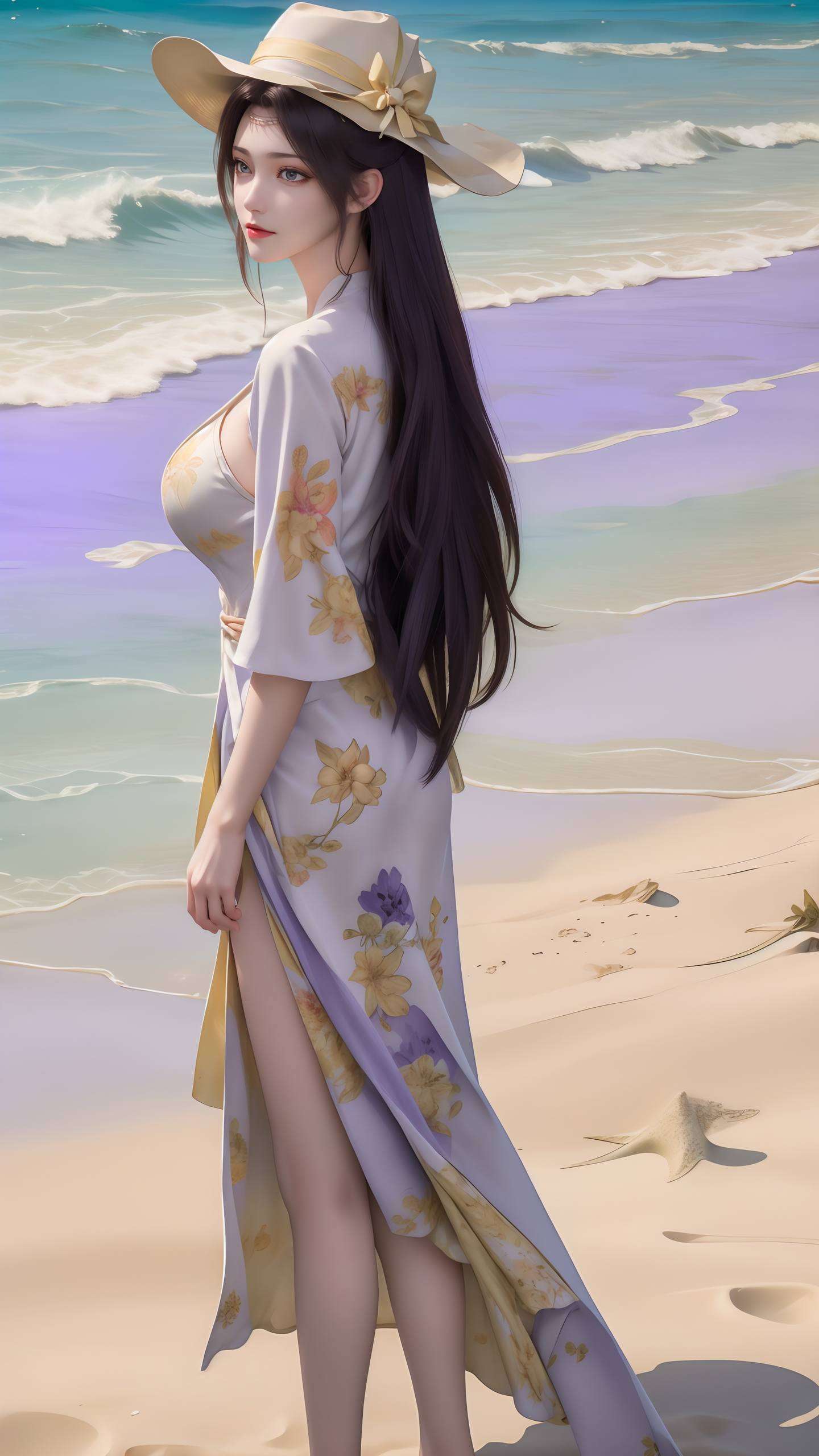 她的每一次挥袖都仿佛在诉说着玄幻世界的无尽传奇不仅是对她美貌的捕捉
