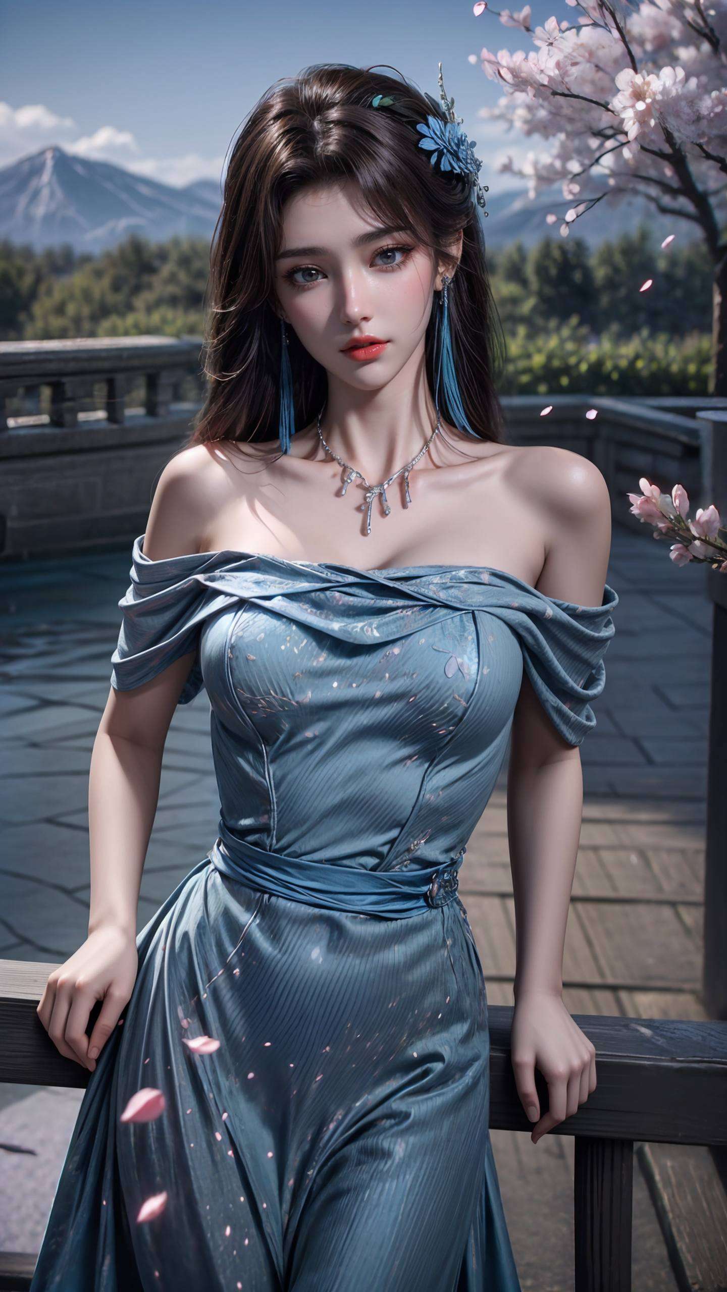 配上她的绝美容颜在这张壁纸中展现得淋漓尽致