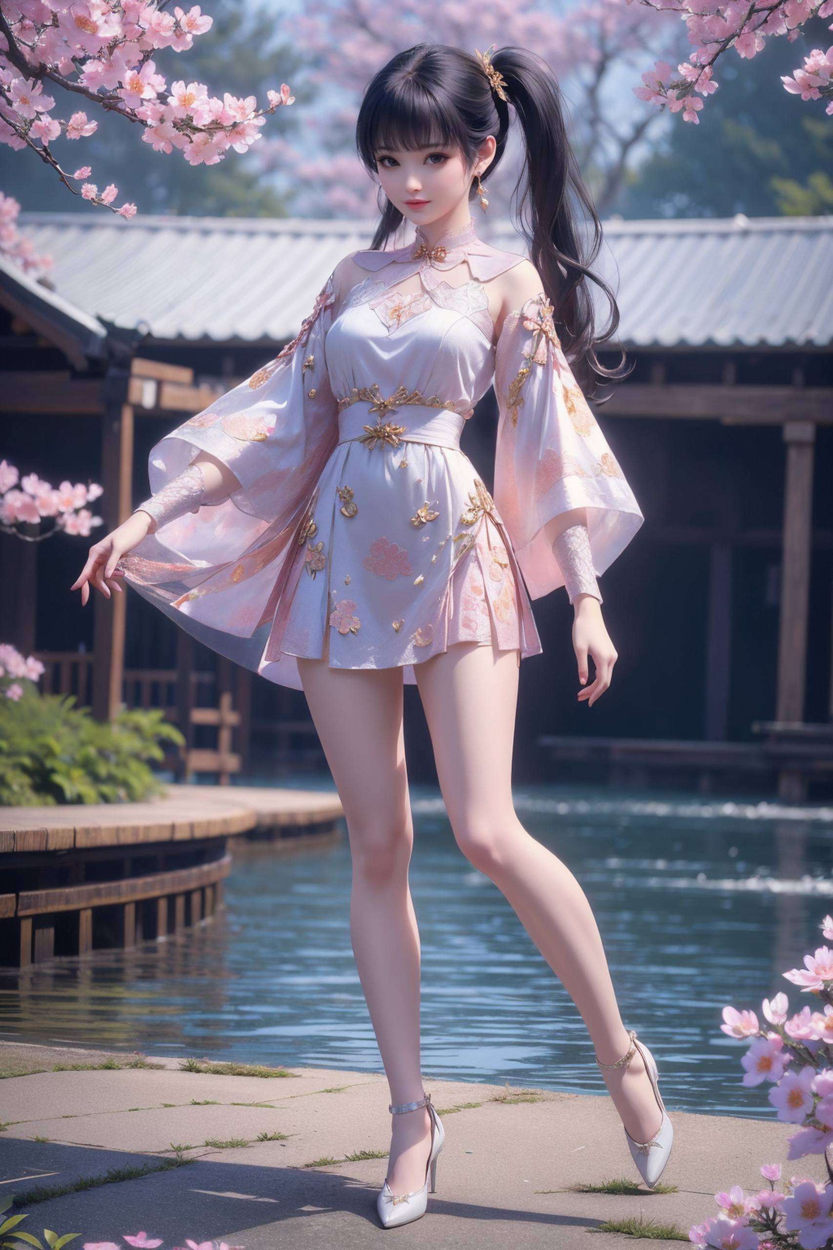 这位来自斗破苍穹的国漫女神还有着让人惊艳的颜值