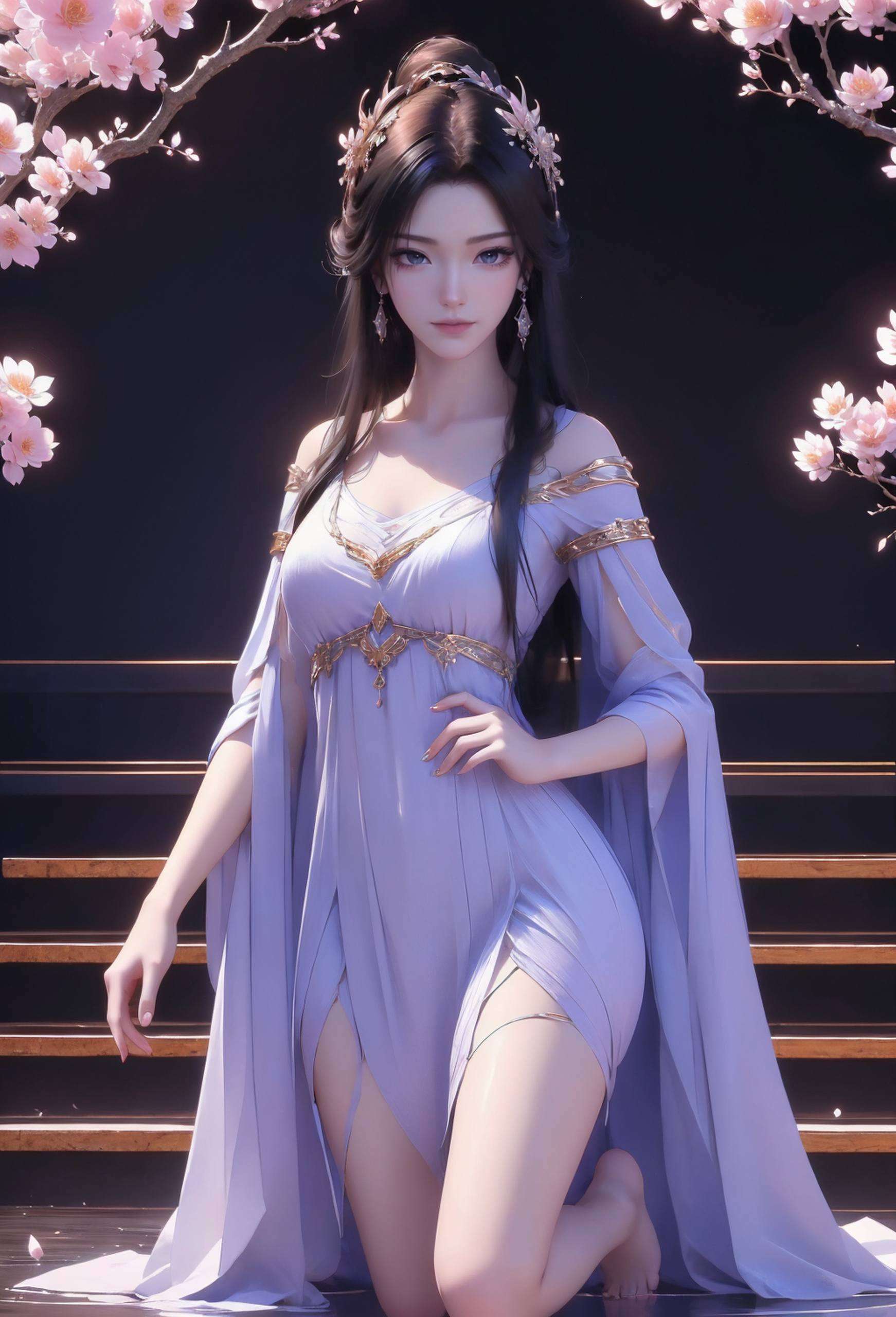 这位凡人修仙传中的国漫女神我们带来的紫灵壁纸