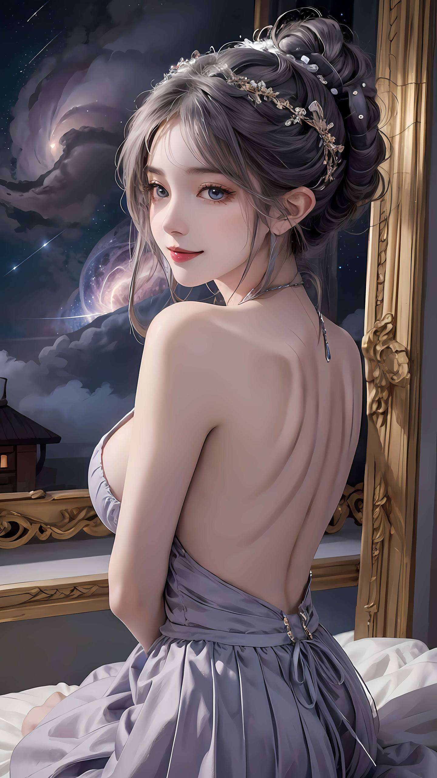 无论是她那冷艳的气质每一根发丝、每一个眼神都清晰得仿佛能触摸到