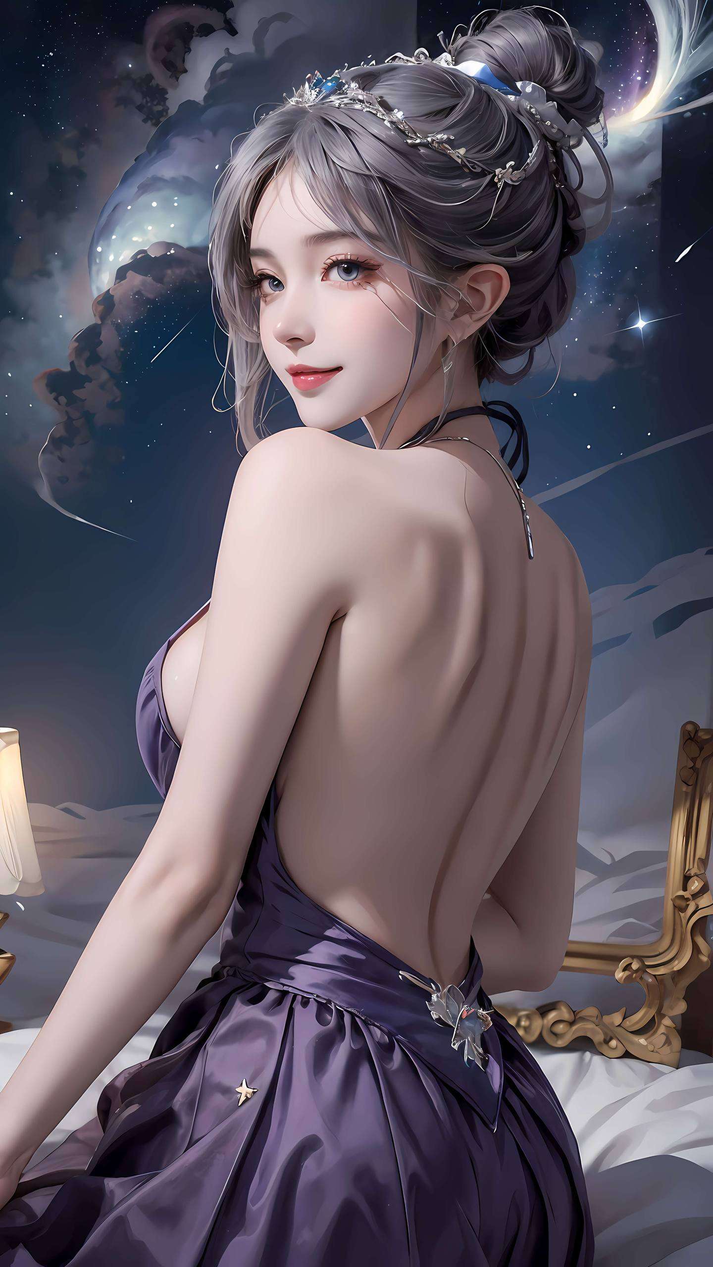 她的眼神如同深海中的明珠仿佛能穿透屏幕直达你的心灵