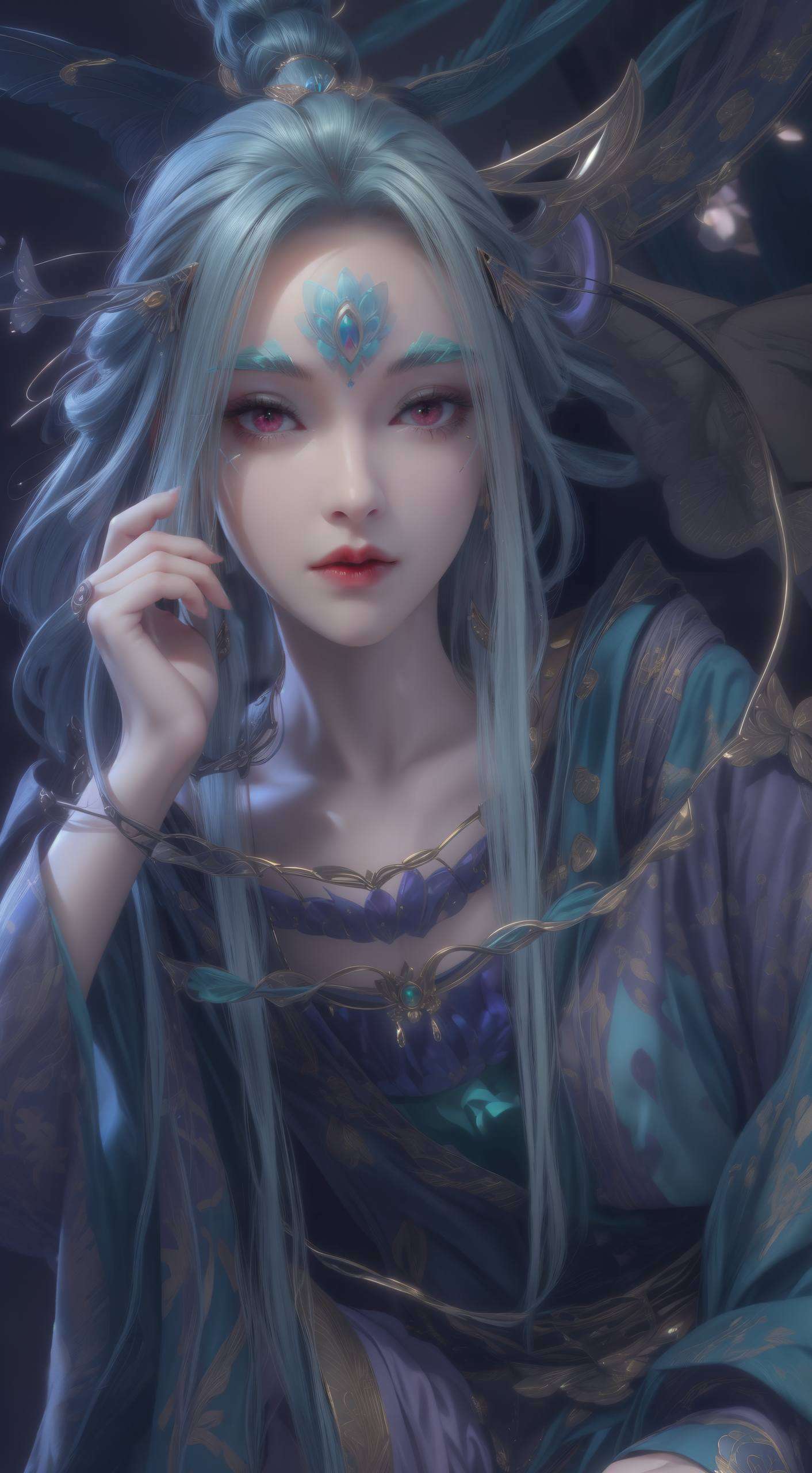 仿佛能看透世间万物的本质奉眠的身影如同一抹清泉
