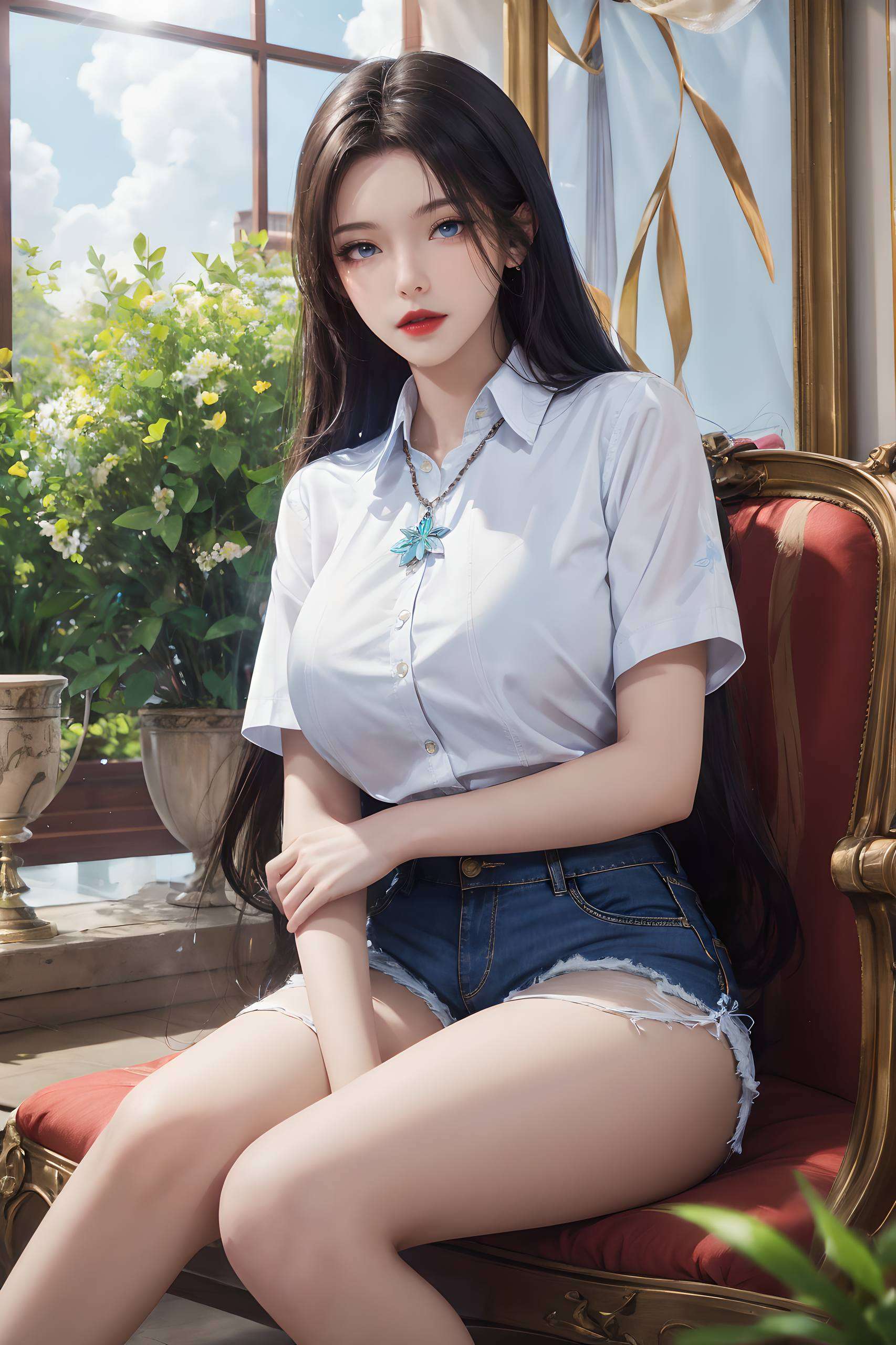 把她的壁纸设为电脑桌面气质也是一等一的