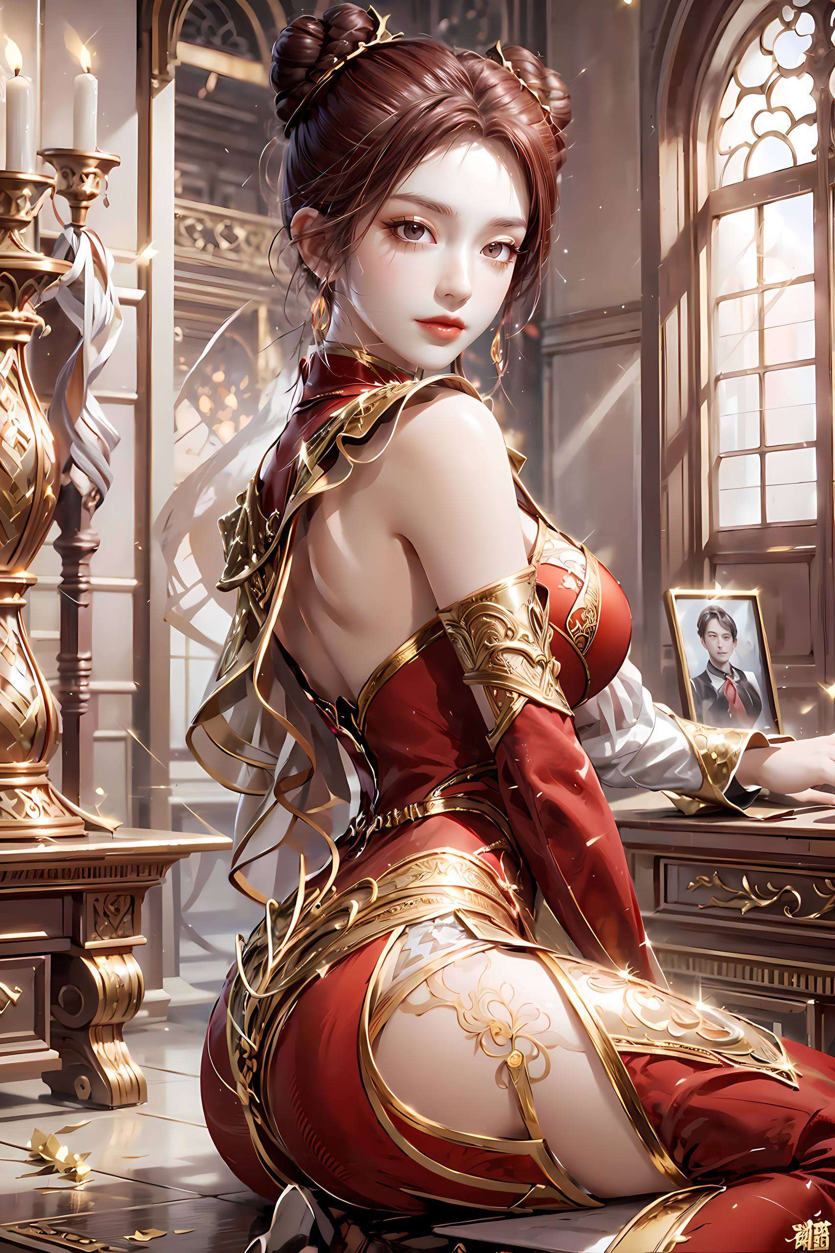 让人感叹这世间竟有如此绝美的存在她的眼眸中藏着星辰大海