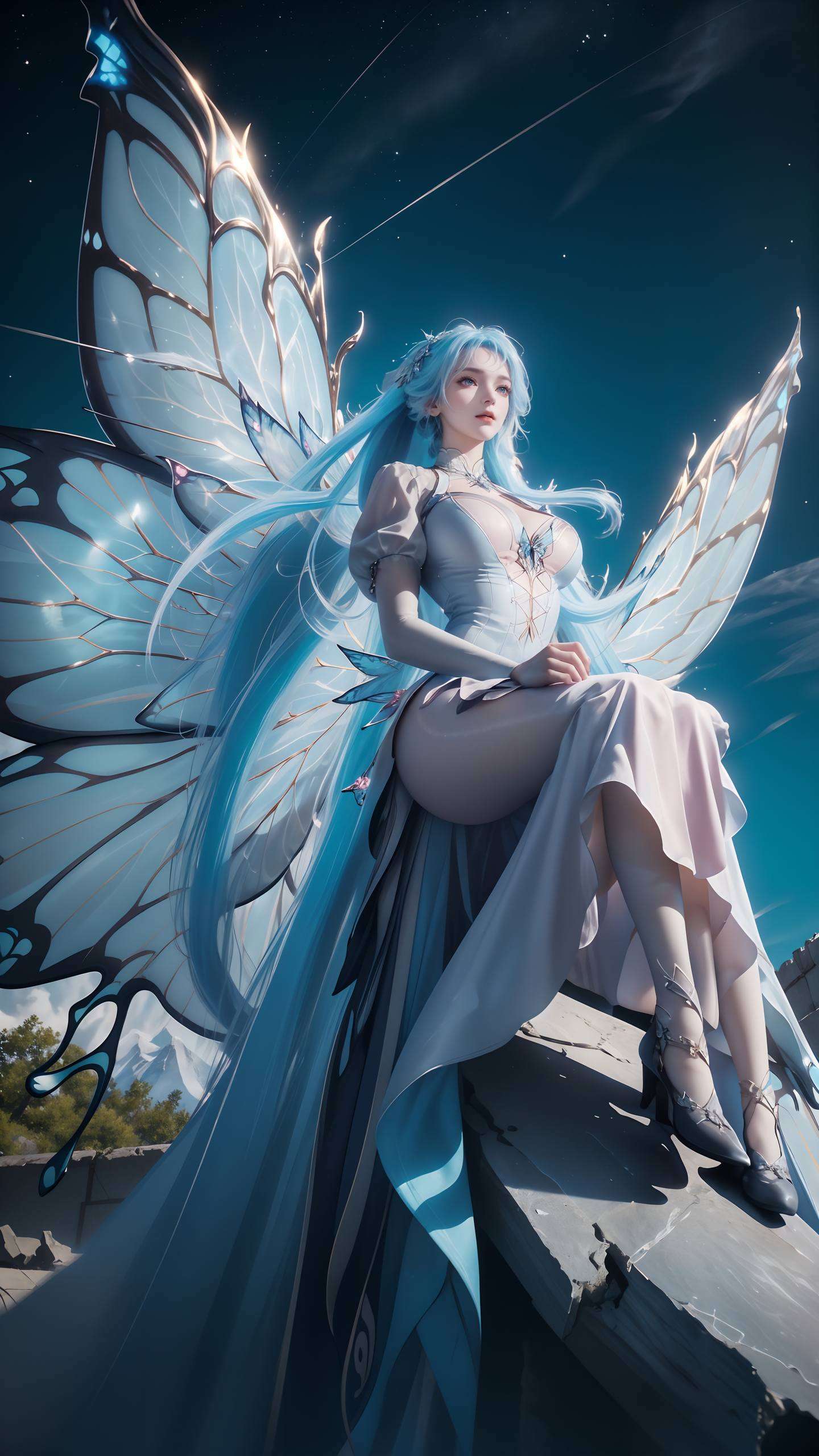 小舞的绝美图片壁纸仿佛是从动漫女神的画册中走出来的
