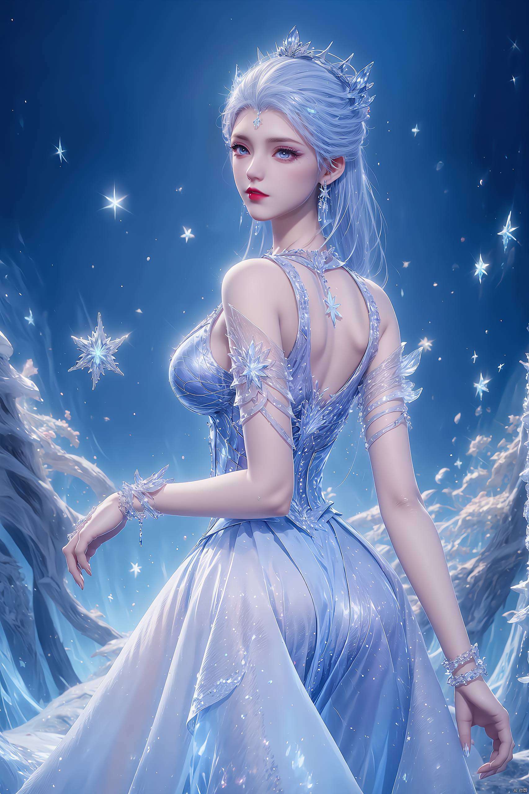 如同冬日里的暖阳让雪女的美丽陪伴你的每一天！