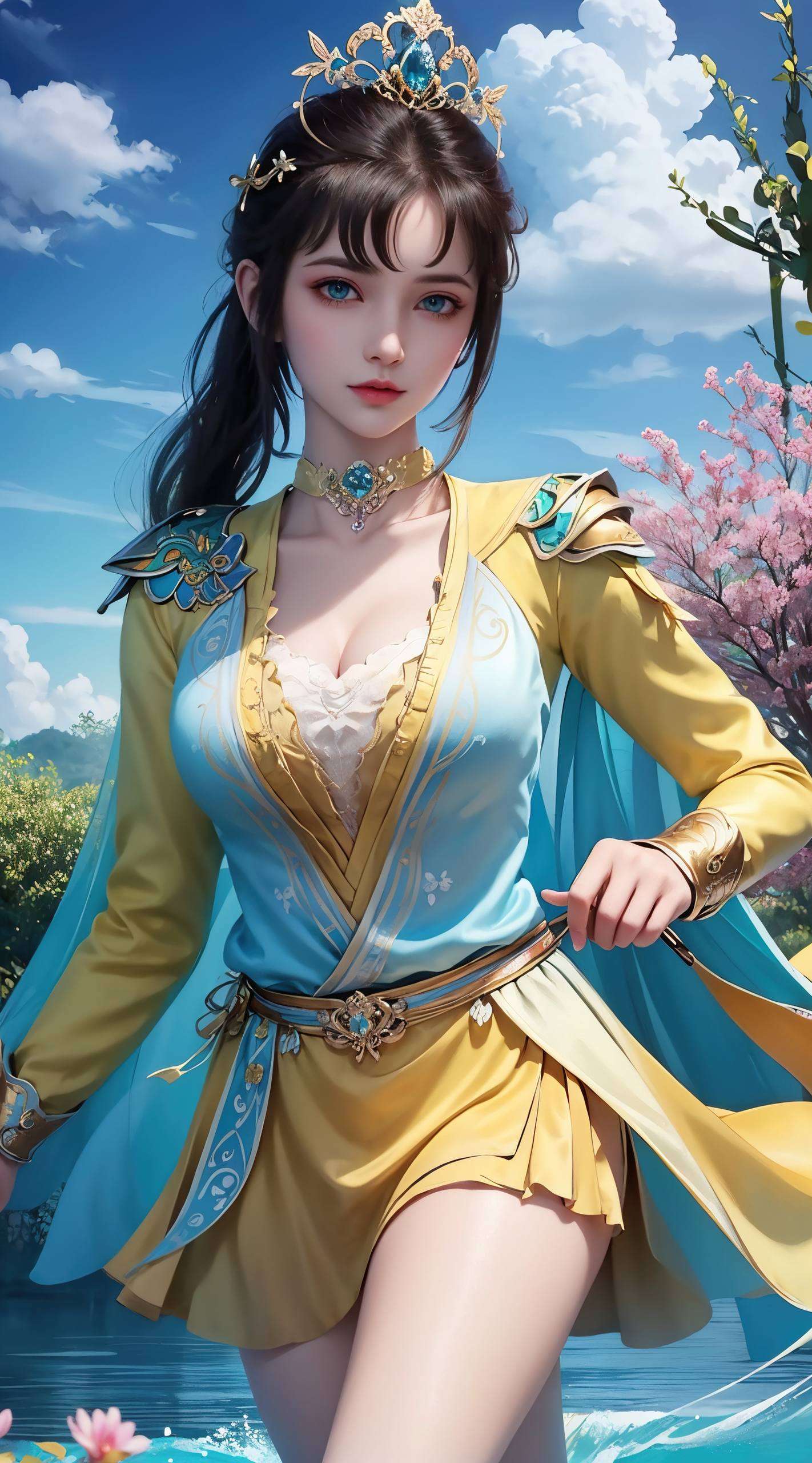 仿佛随时要飞出屏幕来个壁纸护眼大法别以为她只是个美女