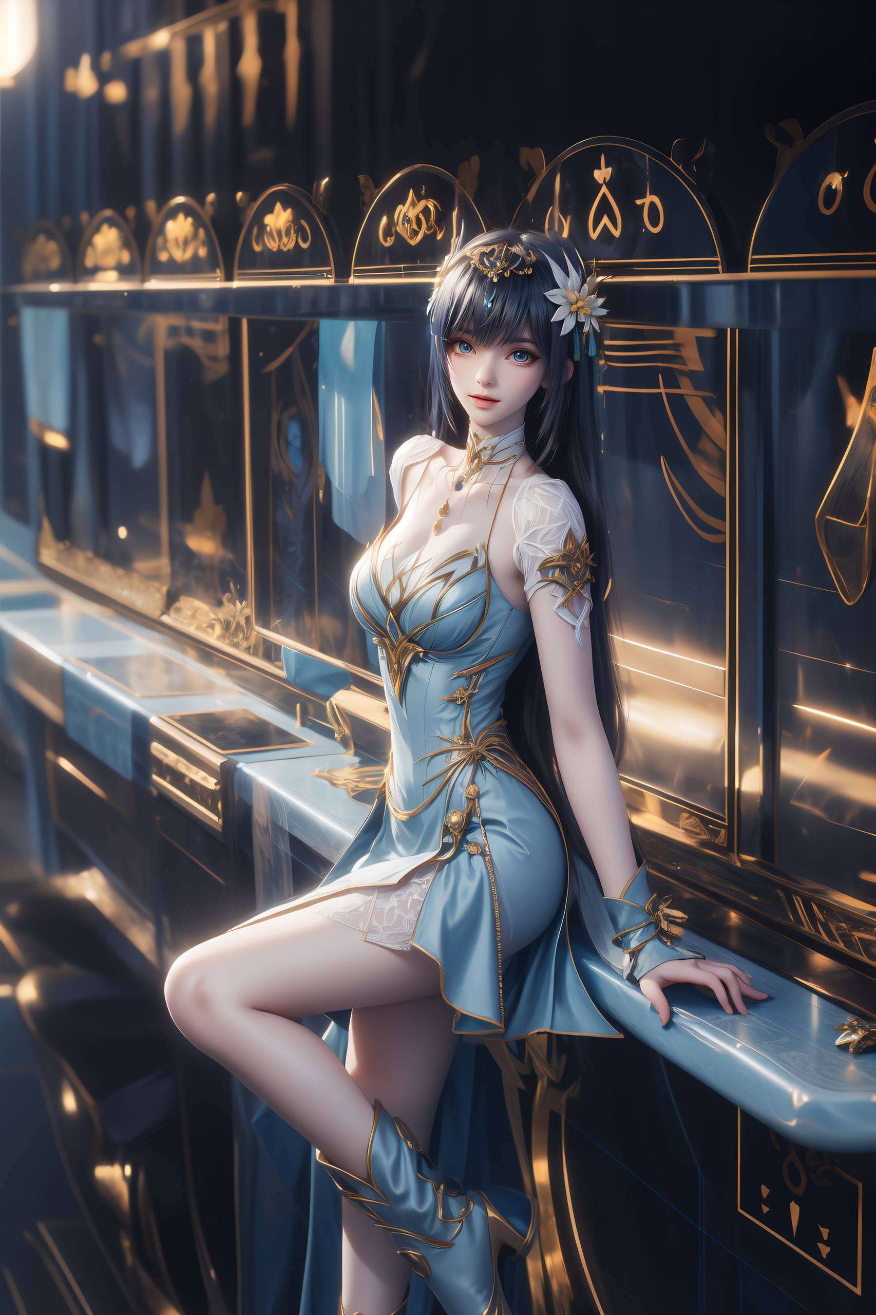 仿佛她随时会从屏幕中走出还能让你的平板瞬间升级为玄幻大片现场