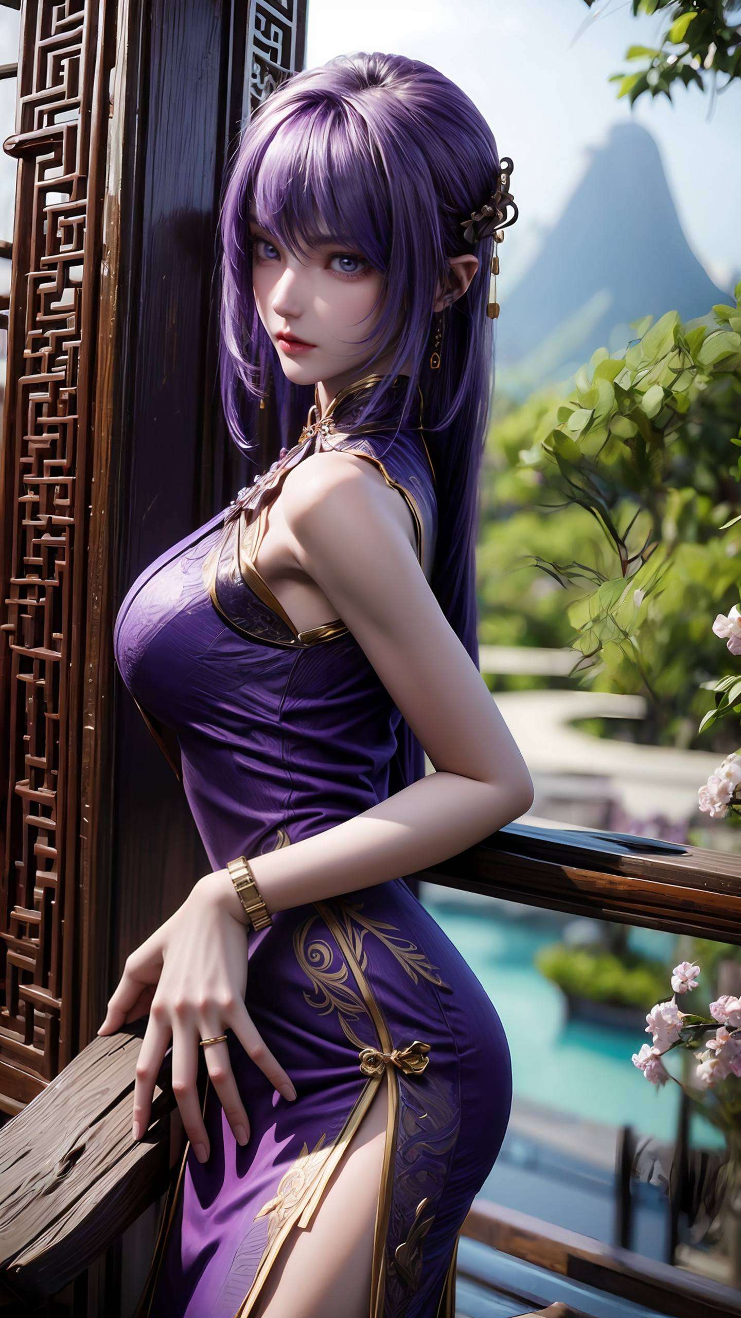 容颜绝世令人心驰神往