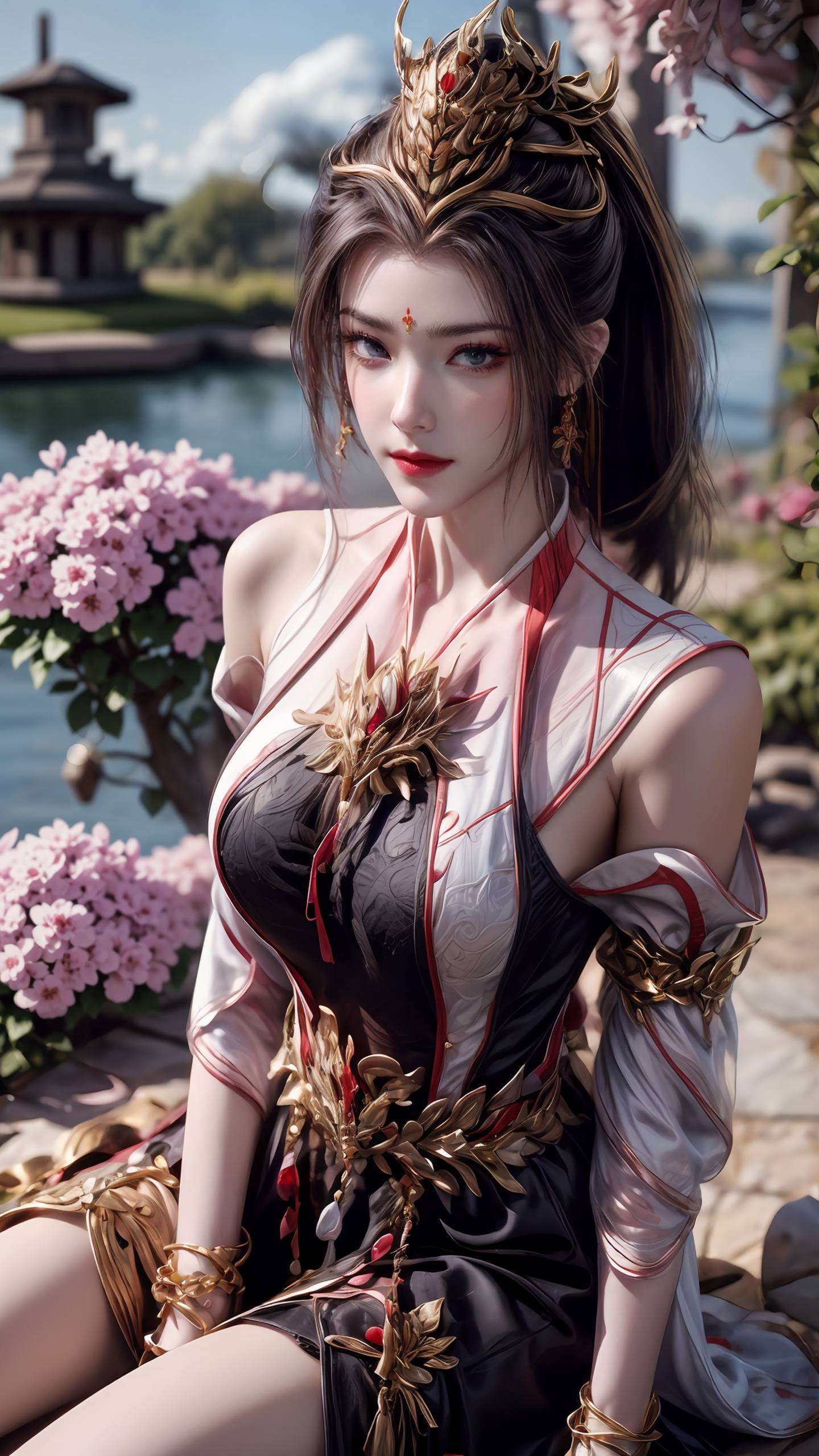 她的壁纸也是美得让人窒息这位国漫女神