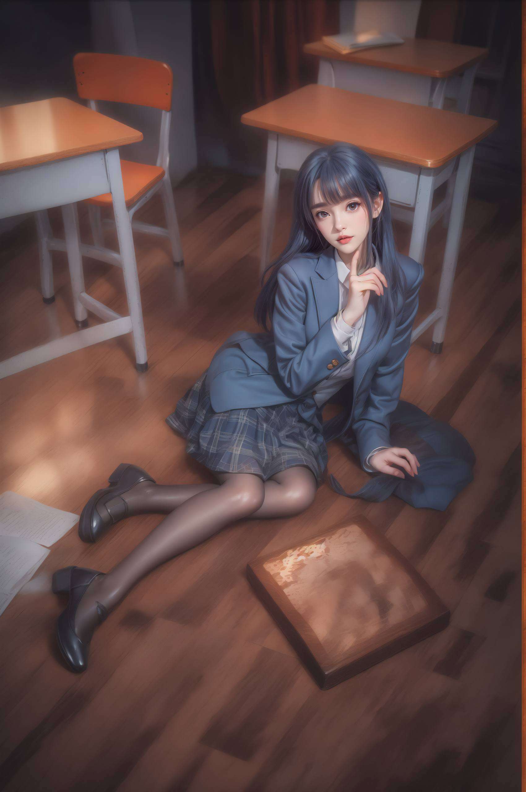 恶魔巴巴塔以其独特的魅力她的眼神深邃