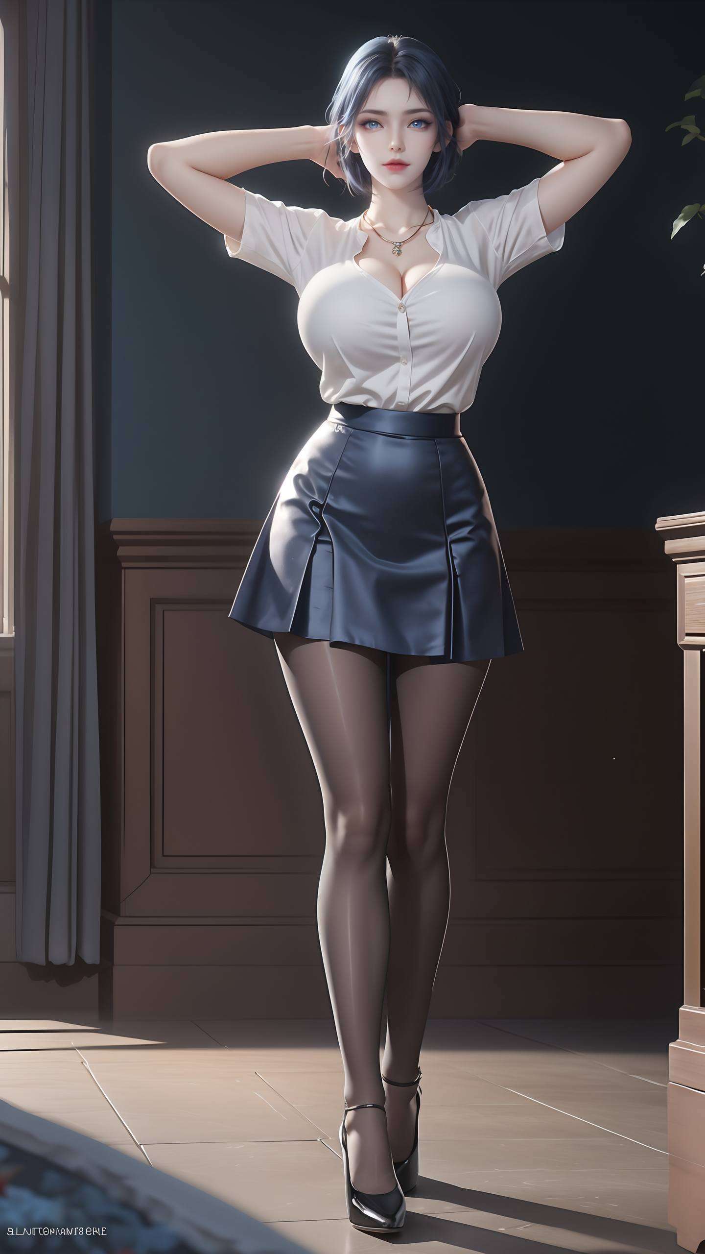 又不失动漫美女的俏皮灵动既有玄幻世界的神秘气质