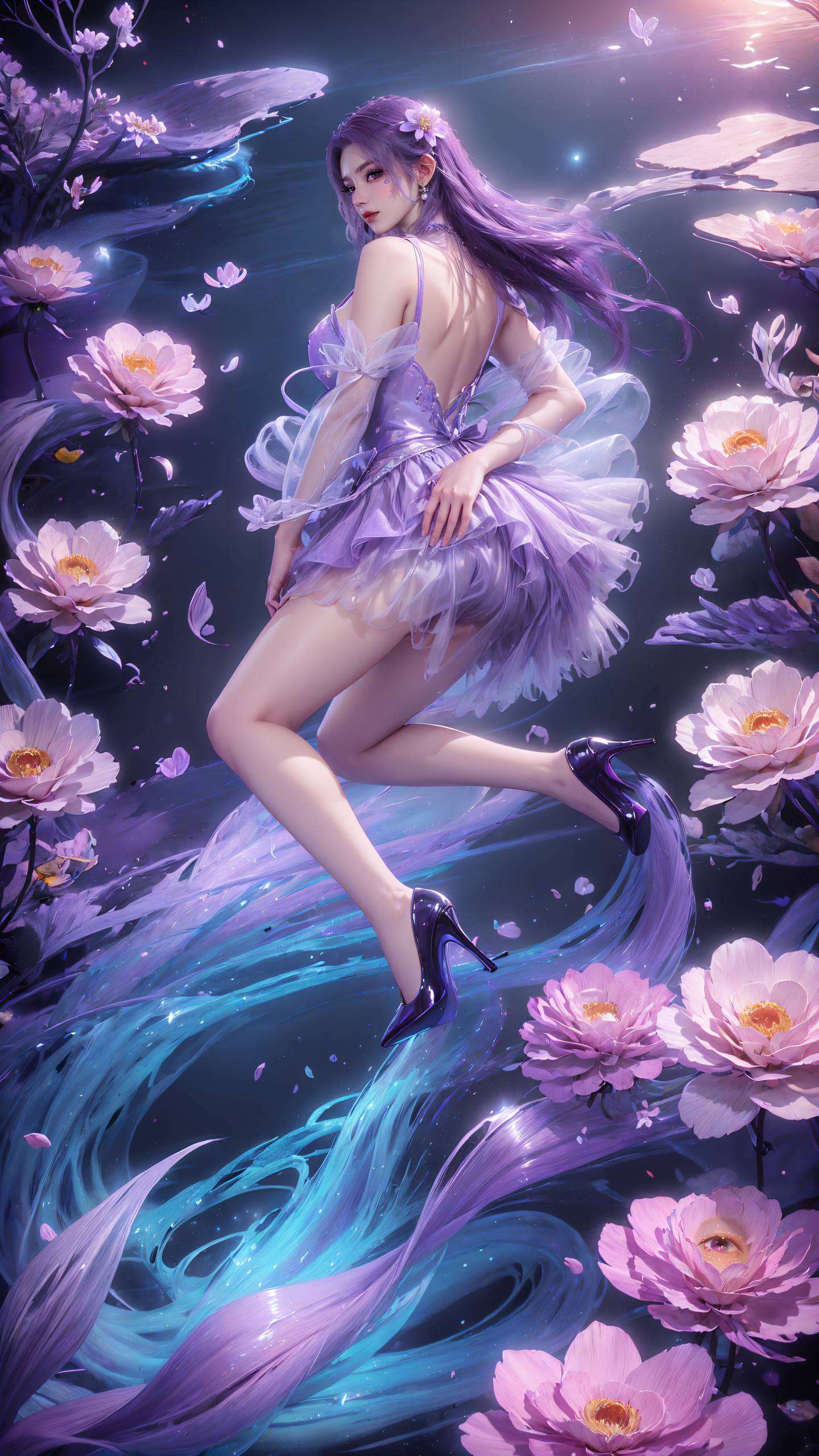 高清到连她眼里的星辰都能数得清简直是玄幻世界中的一抹亮色！她的壁纸