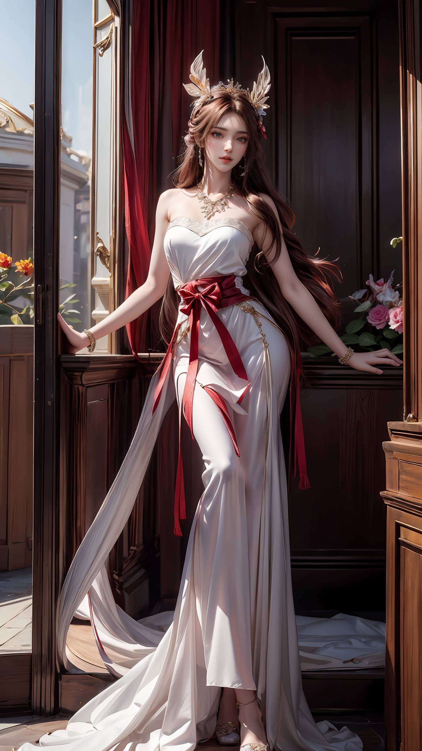 这位来自完美世界的国漫女神让你在欣赏的同时