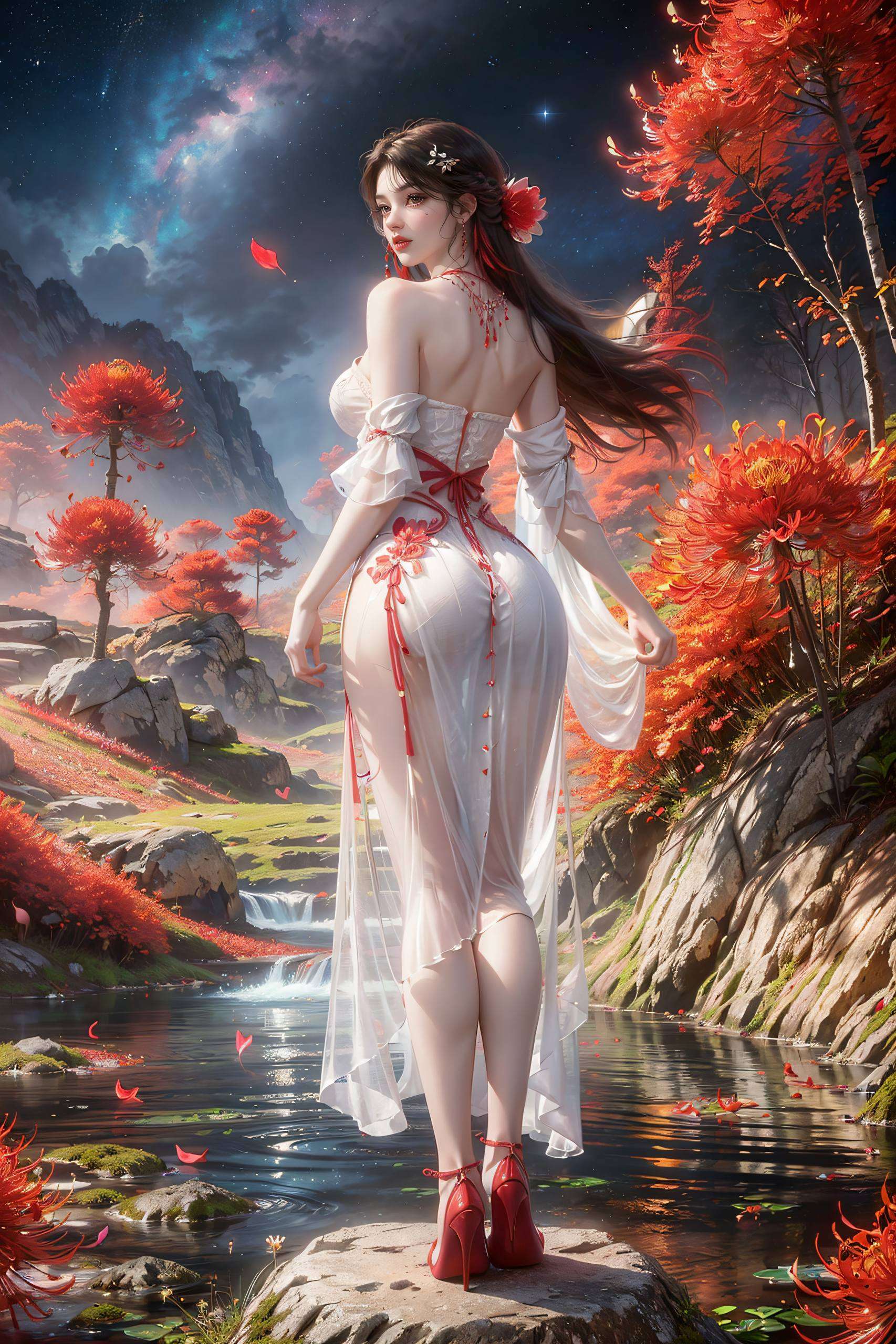 还是日常中的温婉可人这位来自《完美世界》的国漫女神