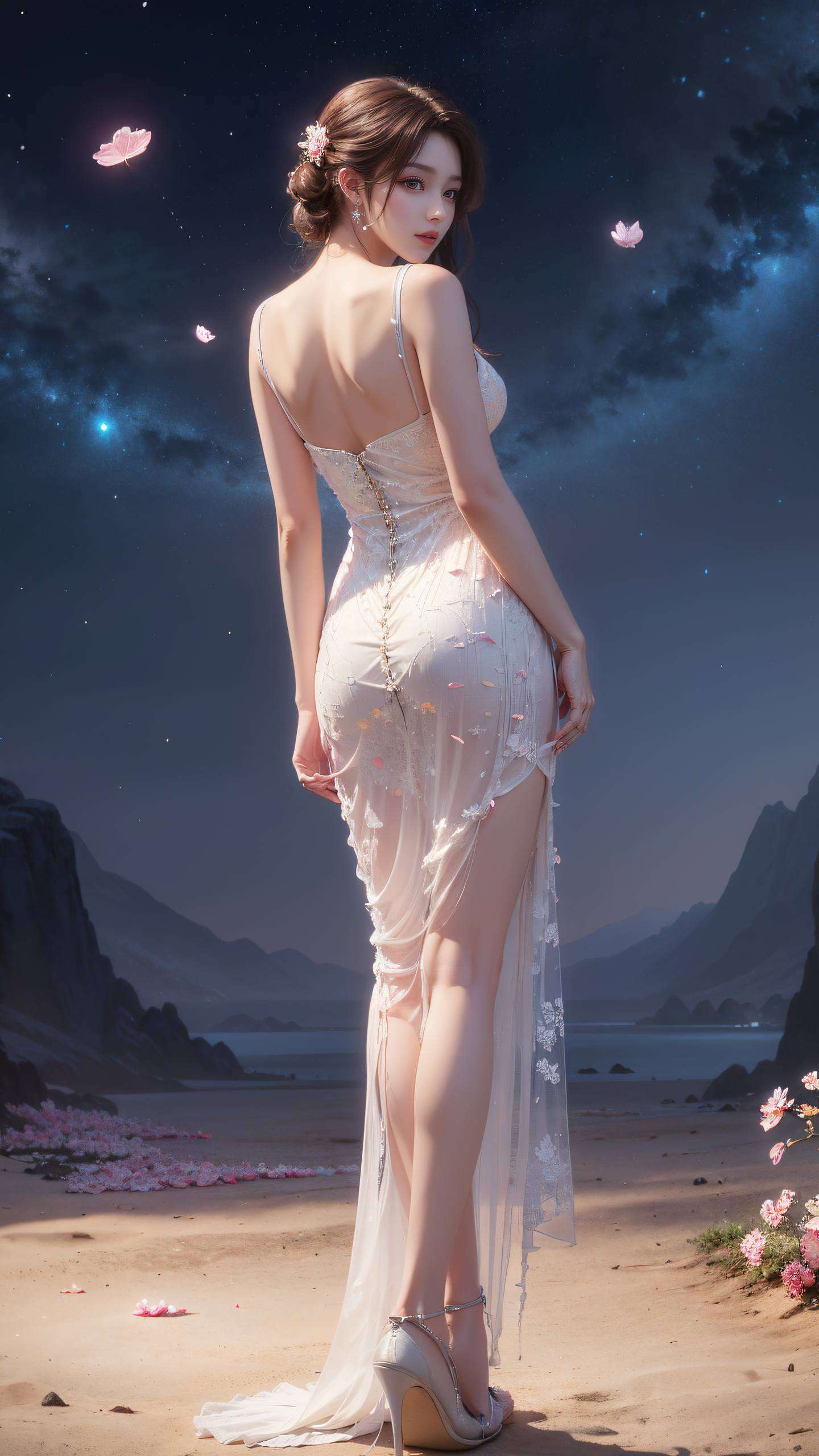 火灵儿如同一团跳动的火焰看着她的壁纸