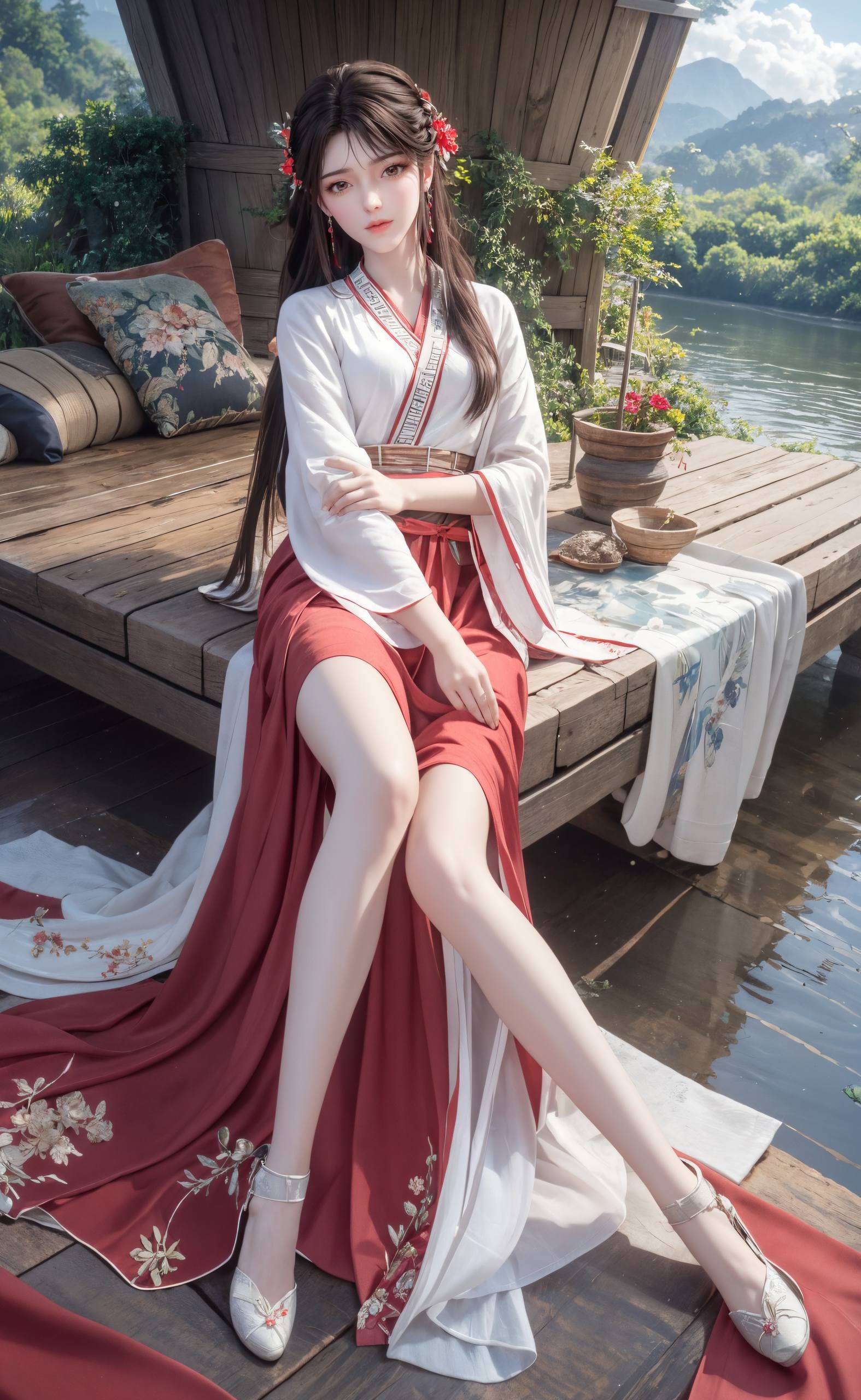 黑化版的火灵儿如夜幕中的星辰冷艳而神秘