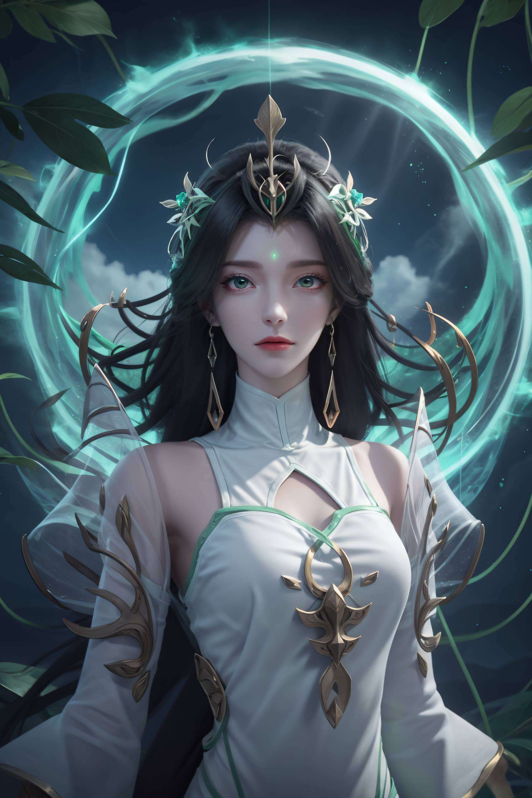 这位完美世界中的国漫女神你的屏幕瞬间从“普通”升级为“玄幻”