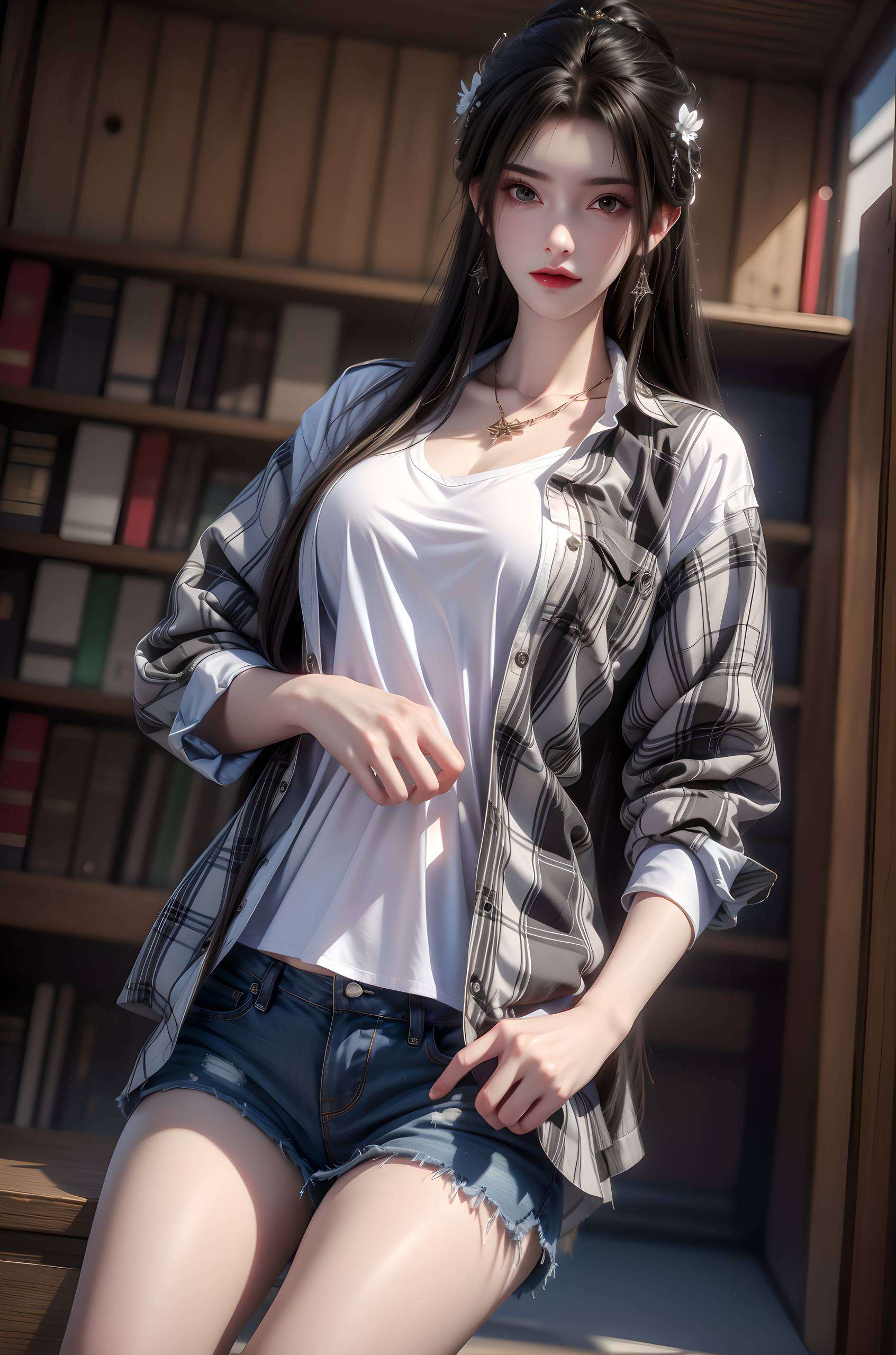 而她的微笑则如春风拂面仿佛能看透你的灵魂