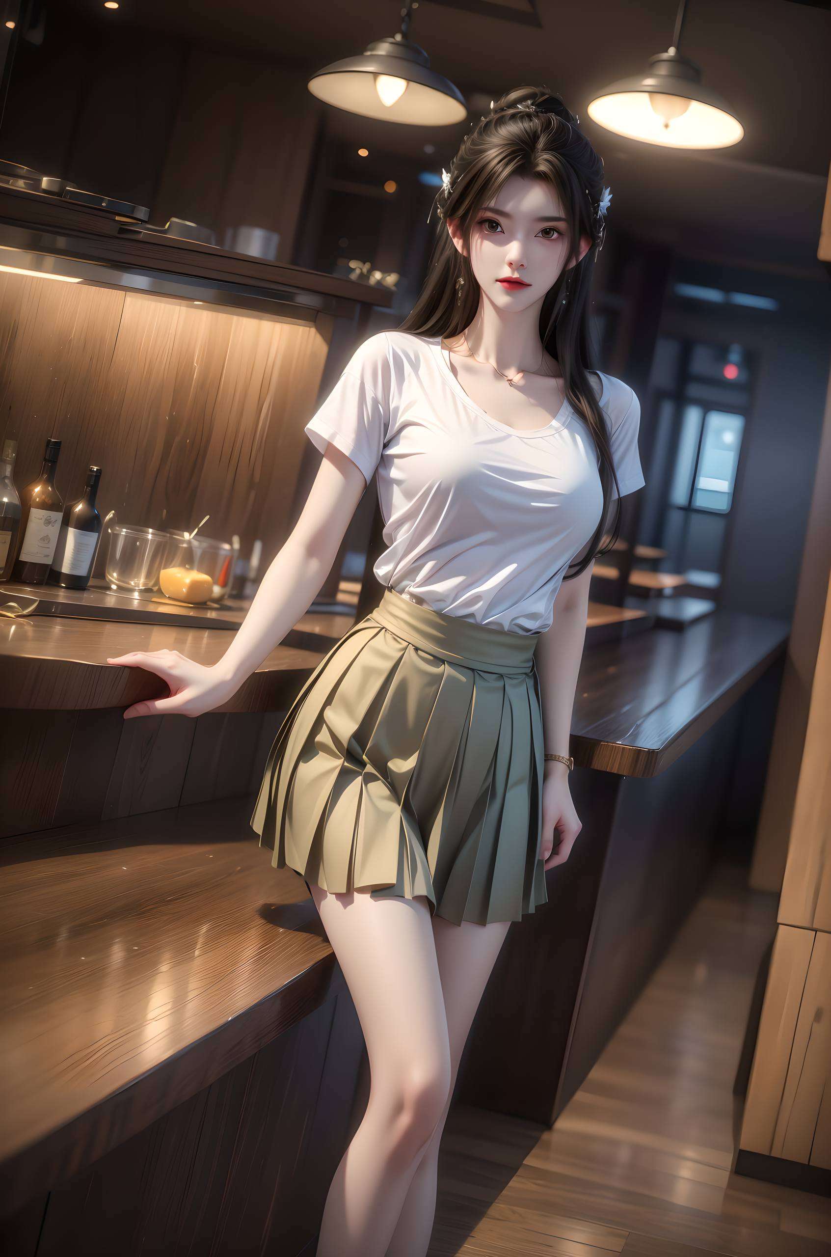长发如瀑让人忍不住想多看几眼