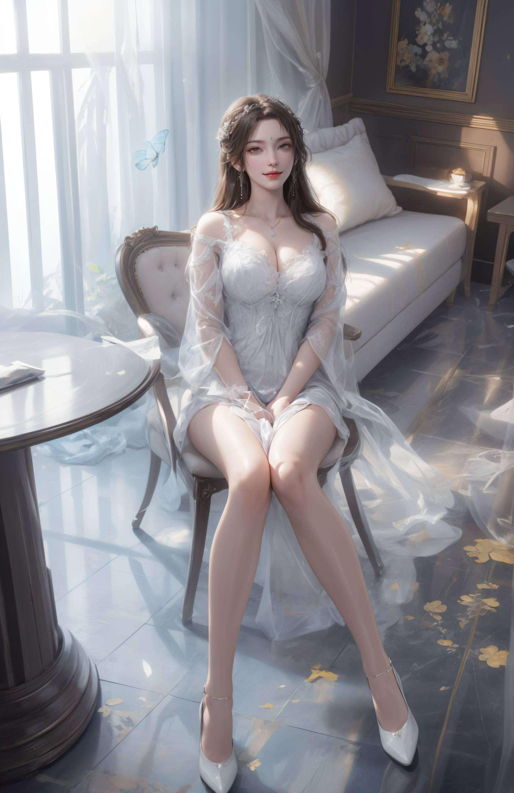 清漪壁纸来啦！这款完美世界清漪的AI画作都能让你的屏幕瞬间升级