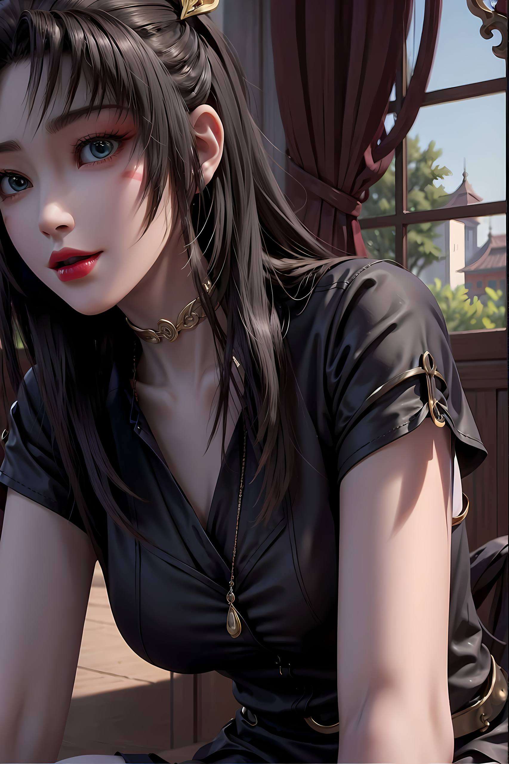 简直是国漫女神的巅峰之作！想象一下无论是静谧的微笑还是深邃的凝视