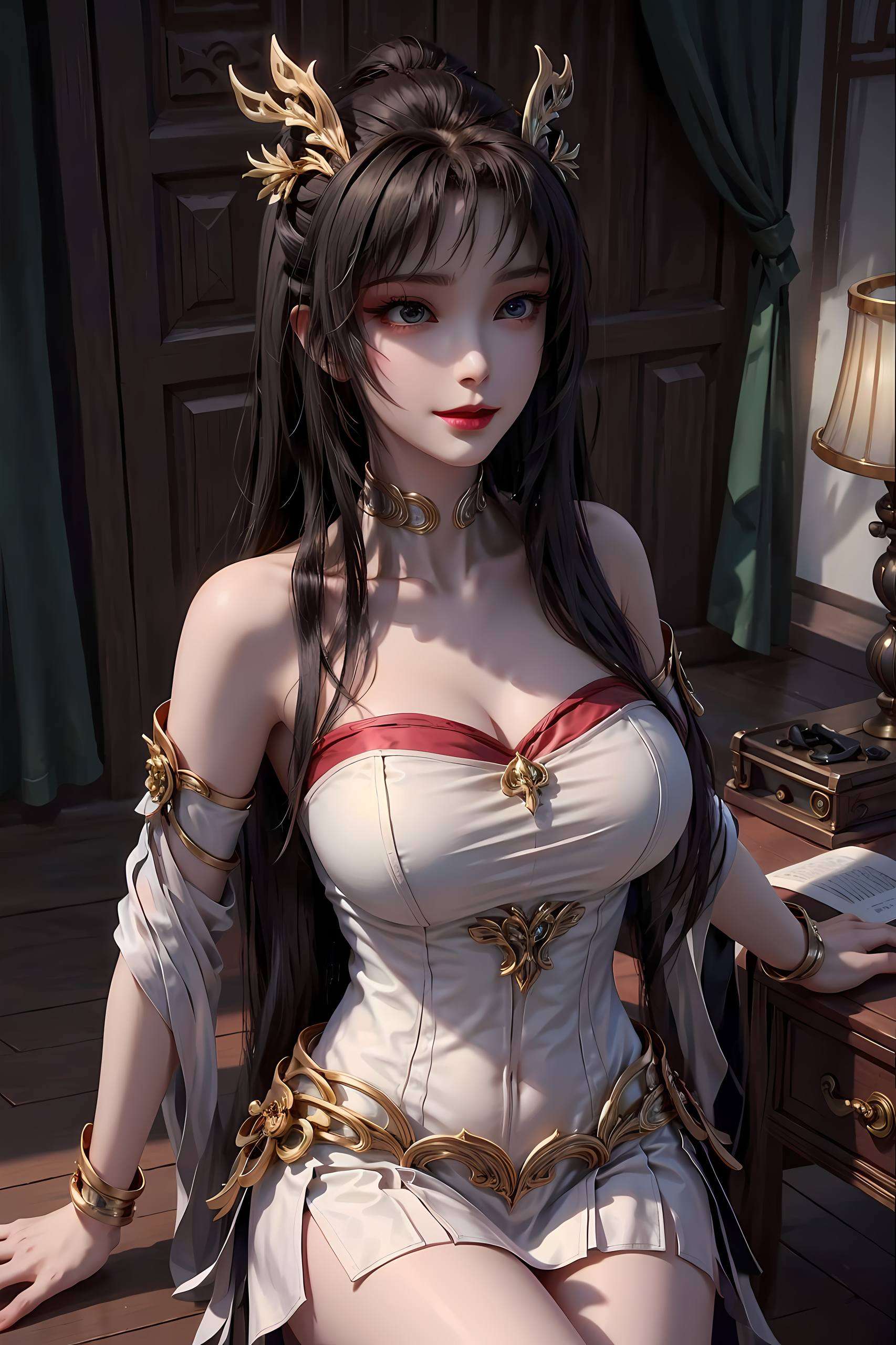 天狐仙子如同一抹璀璨的星光仿佛从画卷中走出的仙子