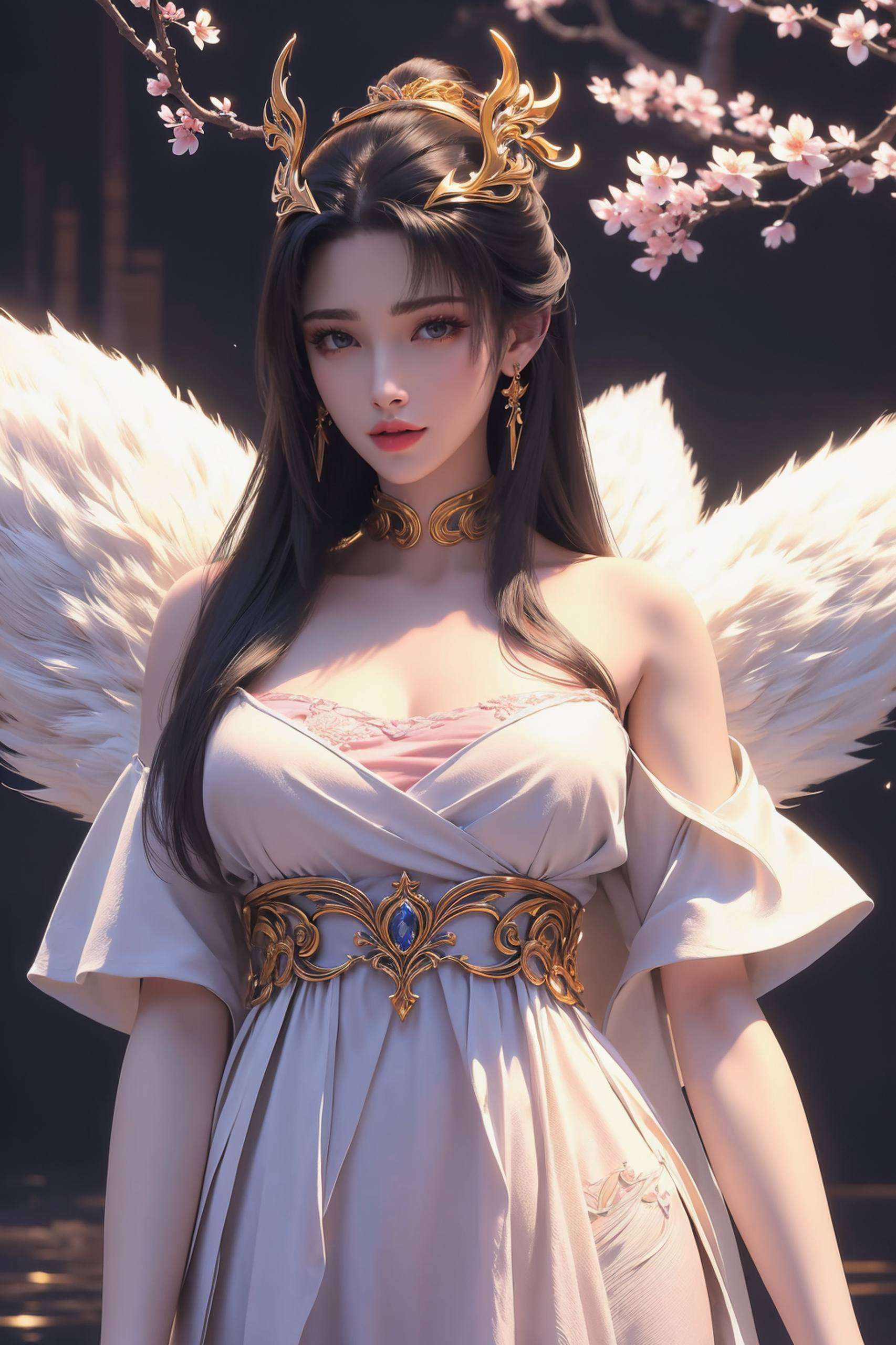 天狐仙子连尾巴都带着仙气飘飘！她的壁纸简直是护眼神器