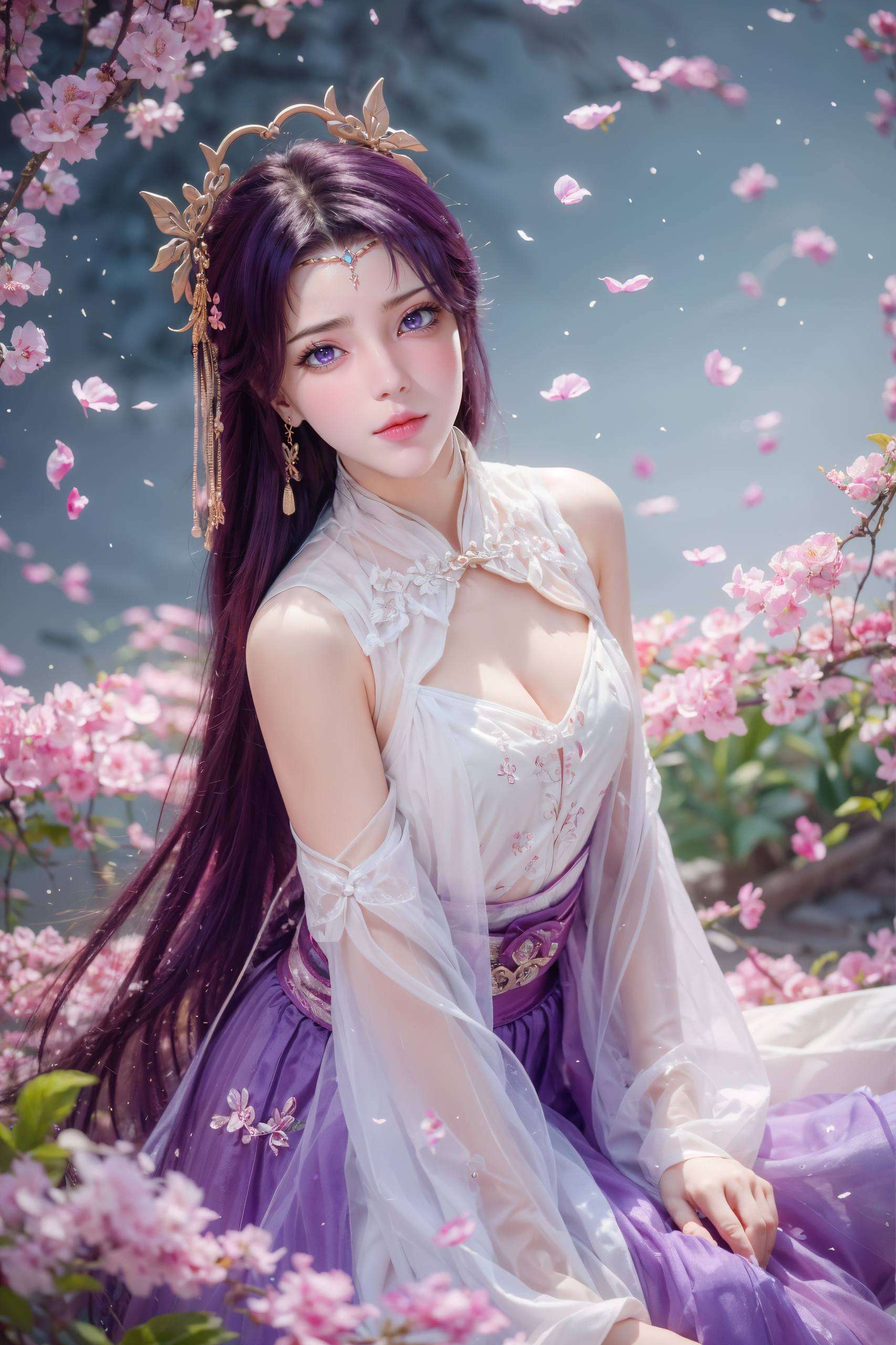 成为朋友们羡慕的焦点！你的电脑桌面被这位玄幻世界的美女占据