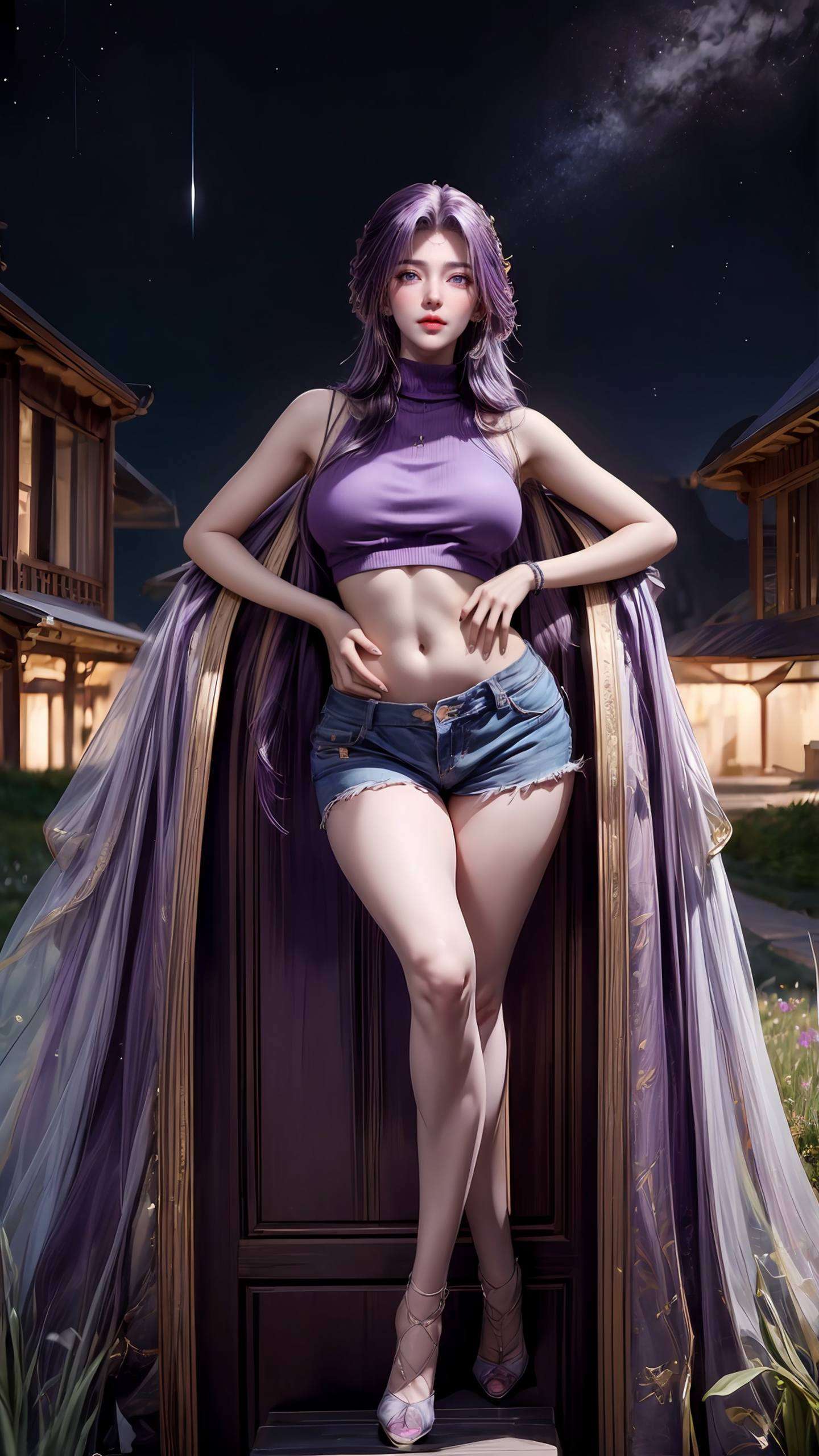 仿佛置身于完美世界的玄幻之中不仅仅是国漫女神的象征