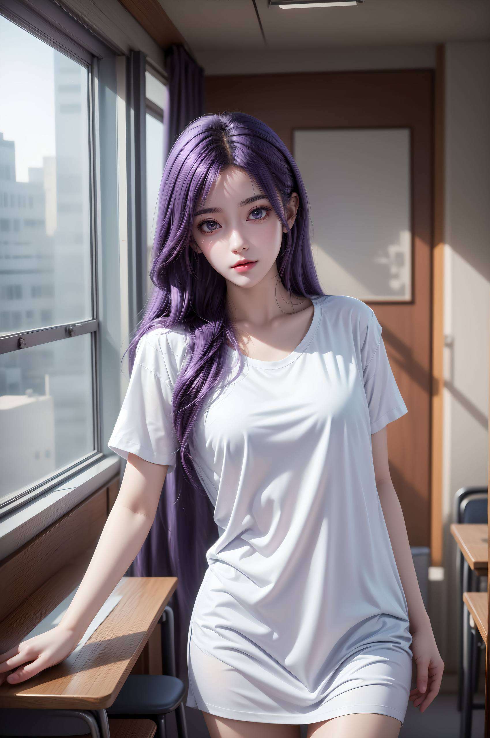 她的美丽不仅仅是外在的让人在忙碌的生活中找到一丝宁静与慰藉