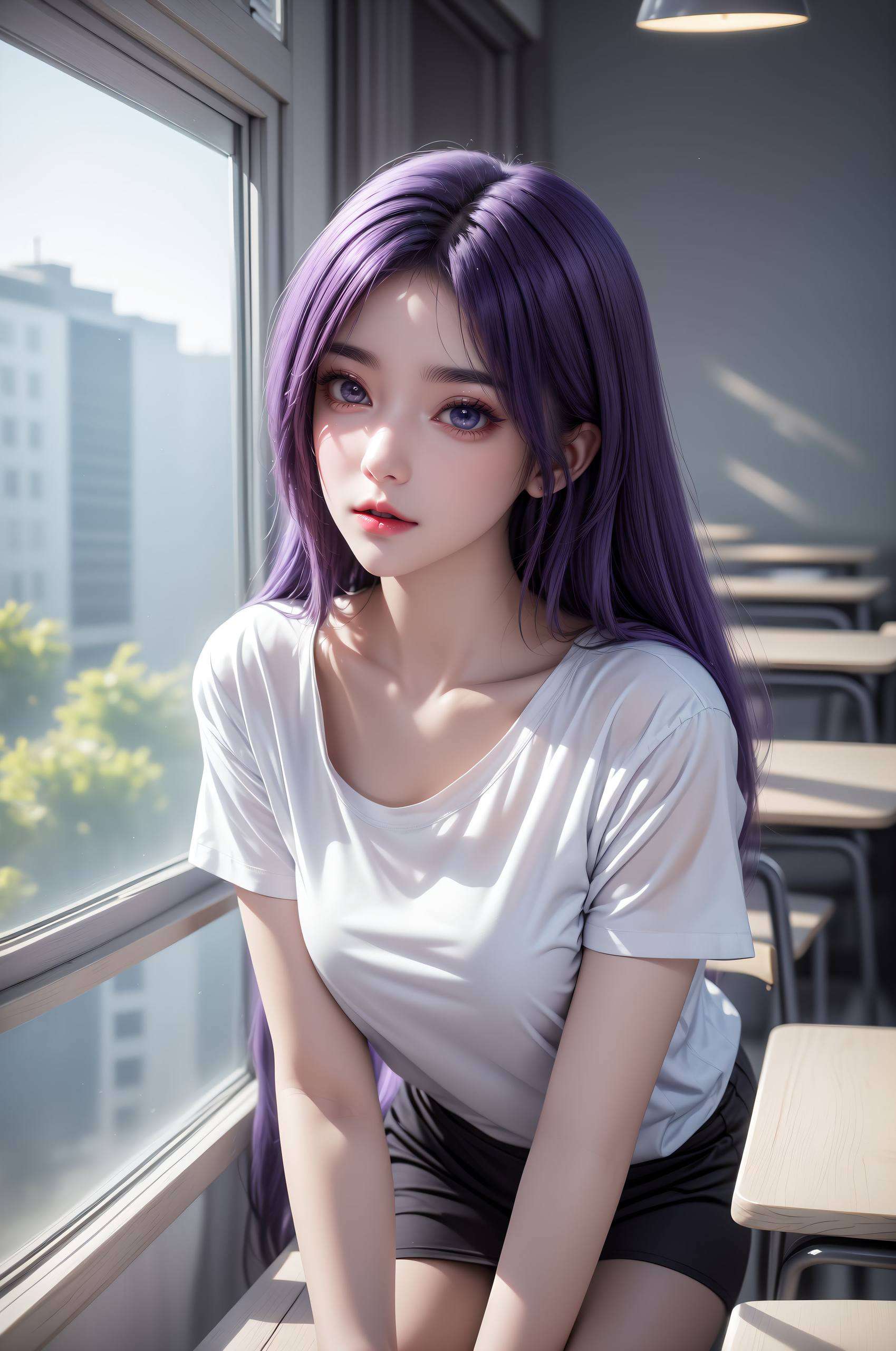 她的眼神深邃我看到了国漫的灵魂与美丽