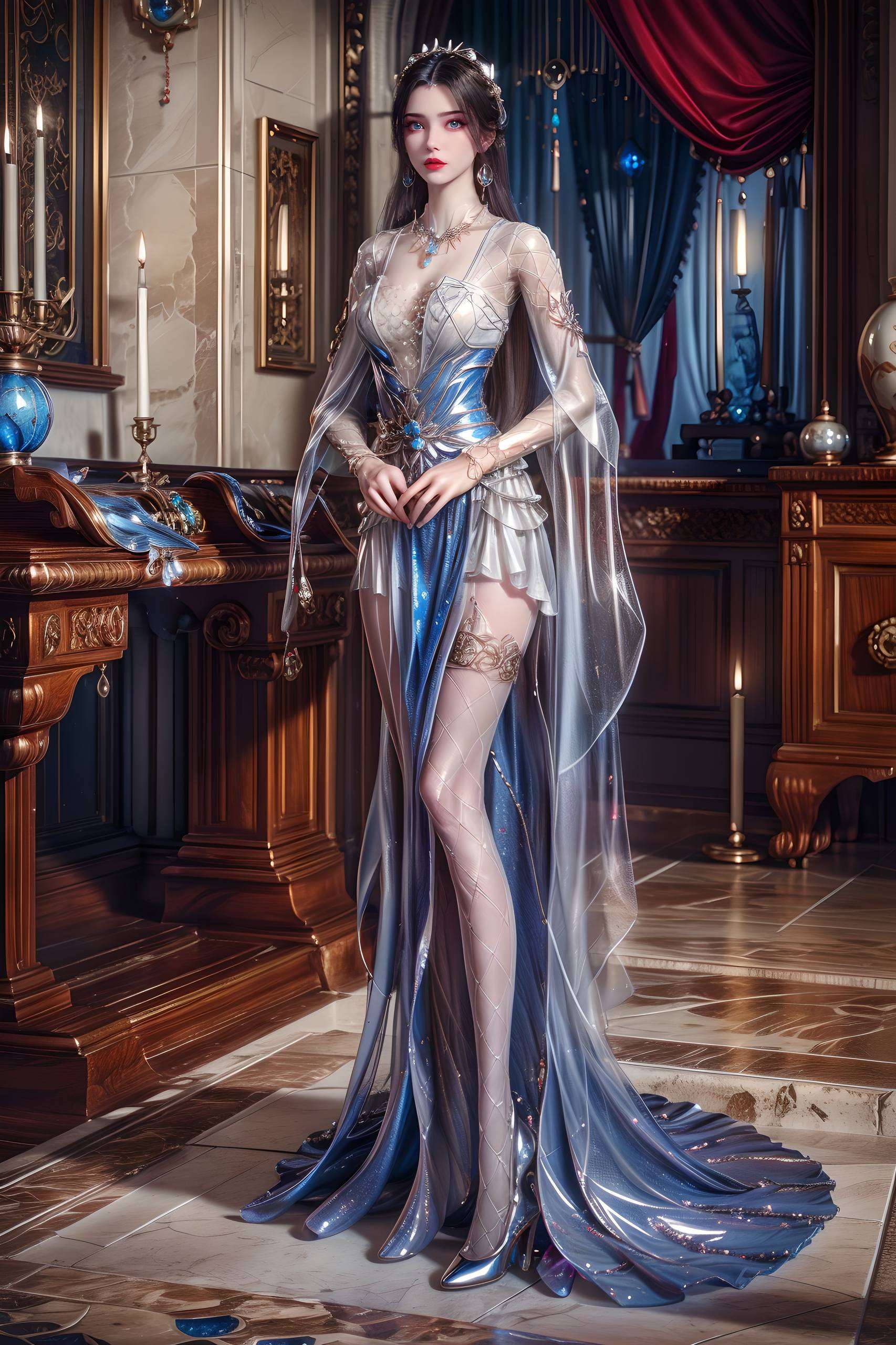 简洁而玄幻国漫女神