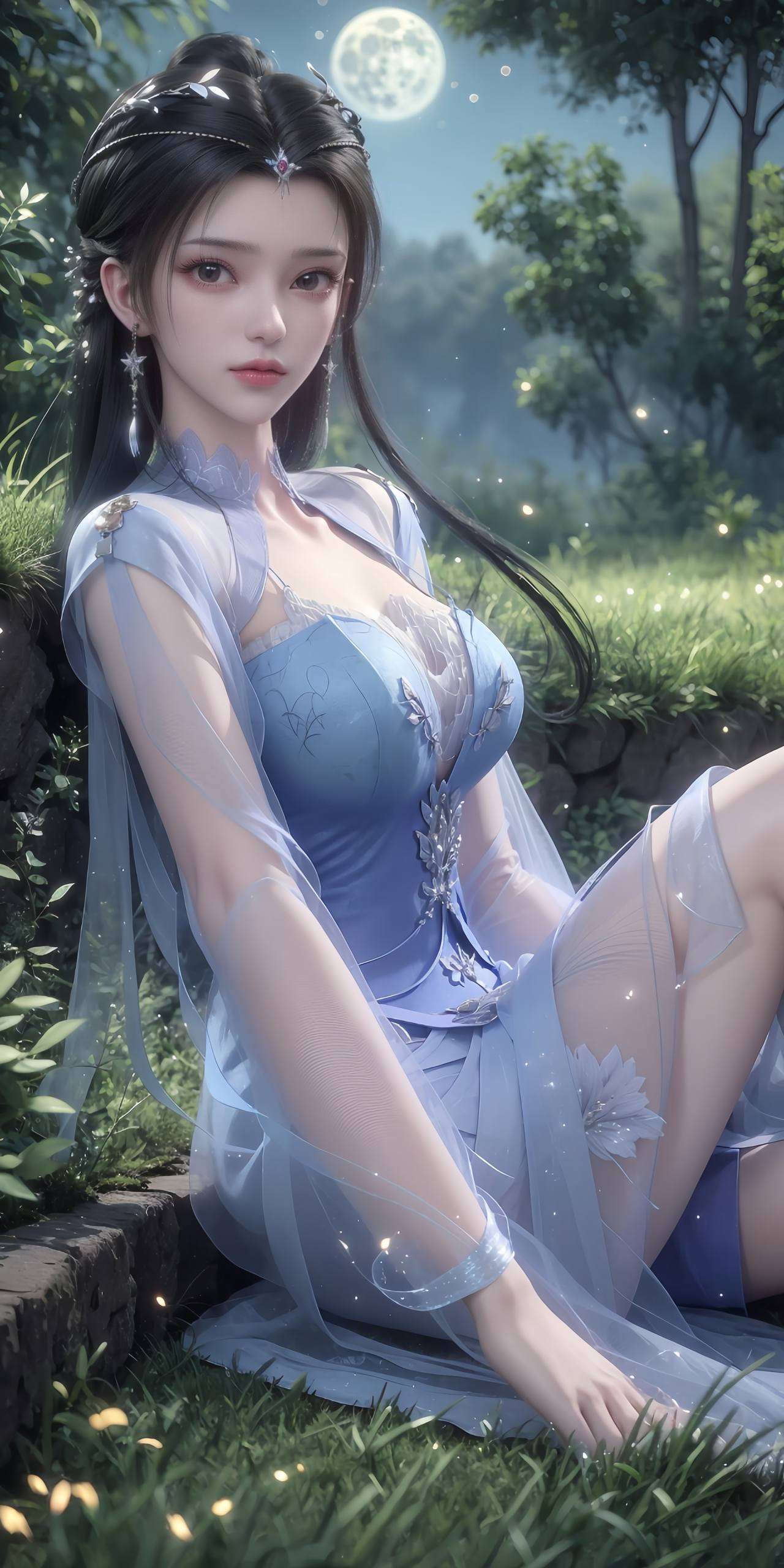 优雅中带着一丝不羁毕竟谁能抵挡得住国漫女神的魅力呢？