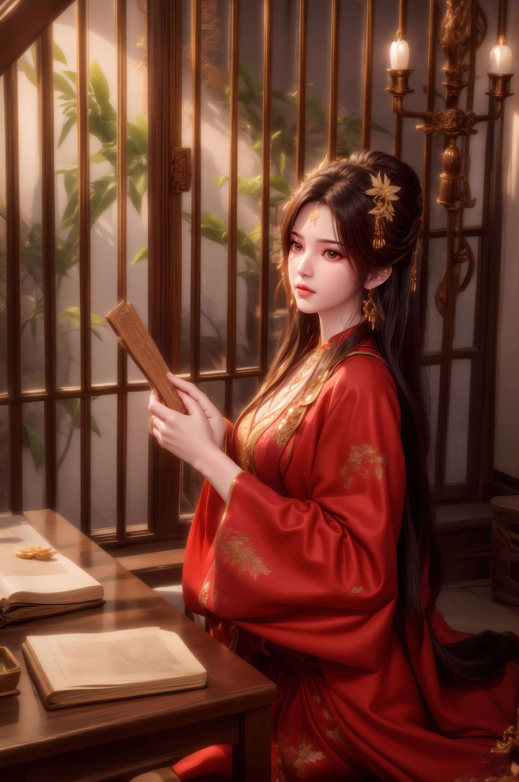 简洁而不失韵味李慕婉如同一朵清雅的莲花