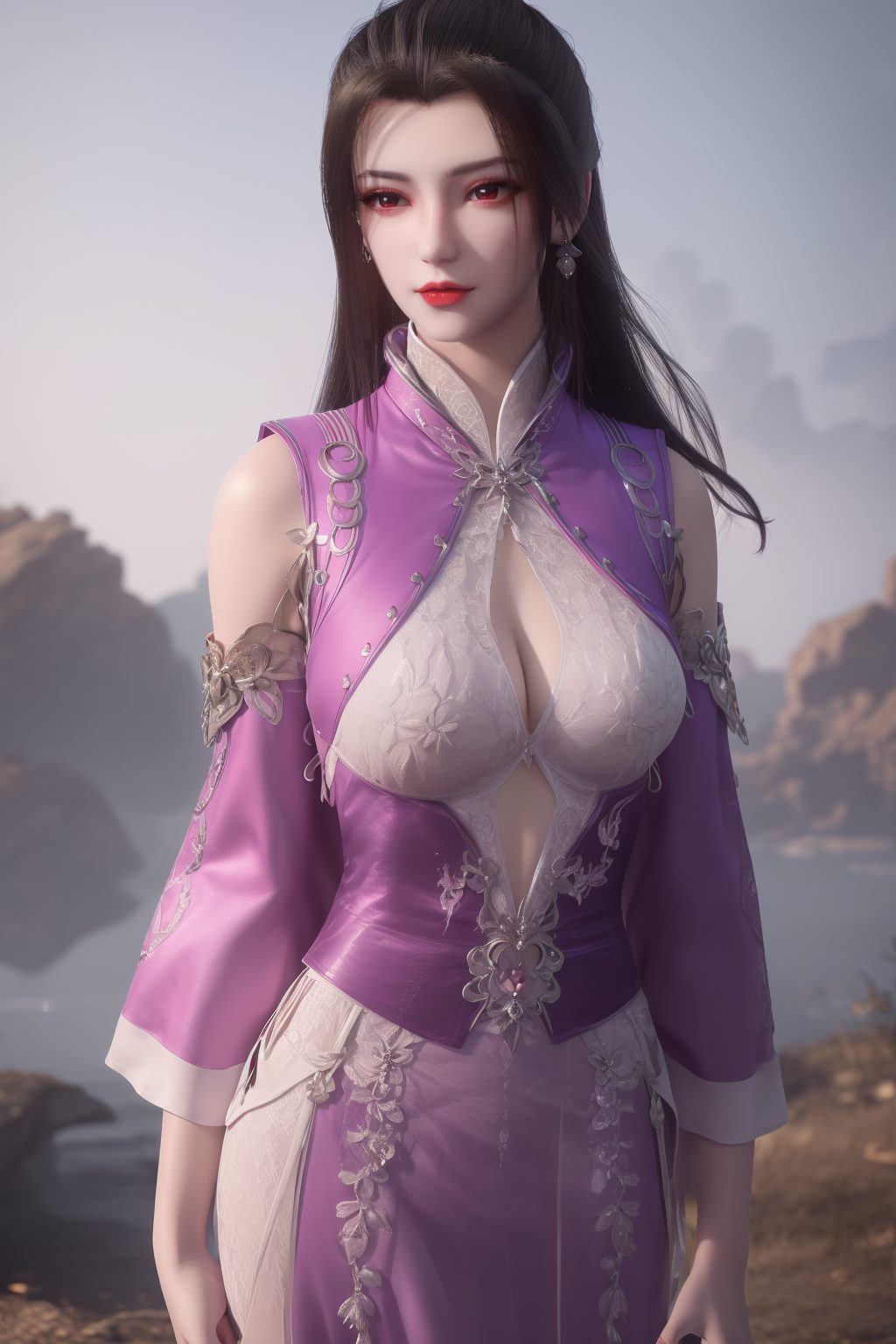 她的眼眸深邃如星辰不仅护眼